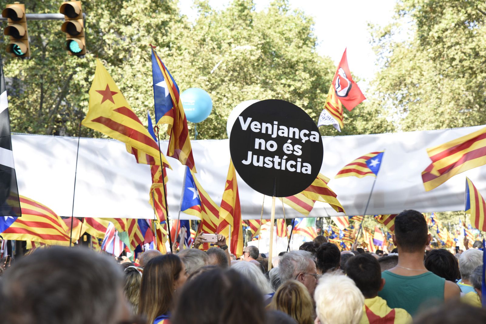 diada nacional catalana 11 setembre barcelona 