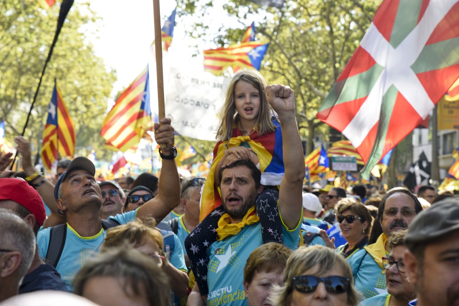 diada nacional catalana 11 setembre barcelona 