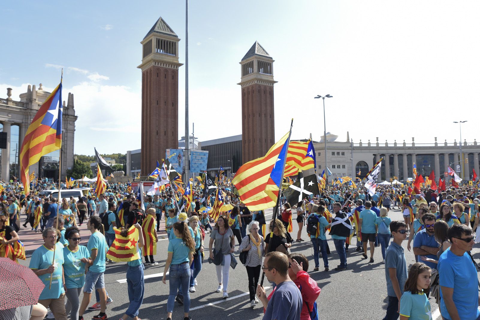 diada nacional catalana 11 setembre barcelona 
