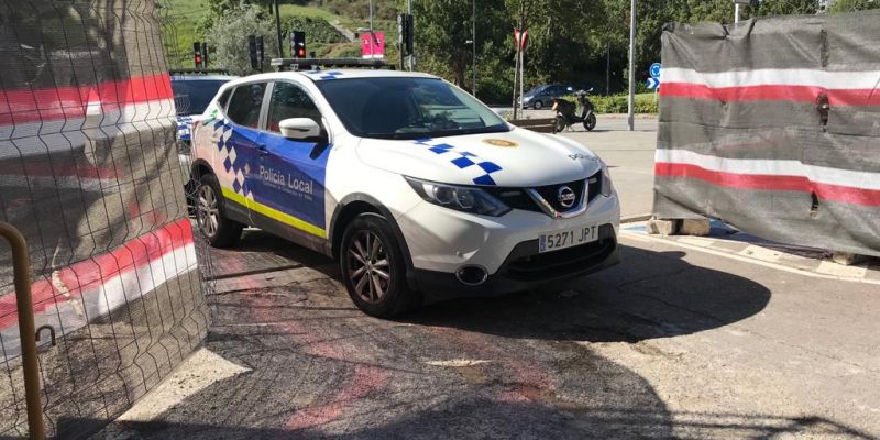 Fins al lloc s'hi han desplaçat dues patrulles de Policia Local