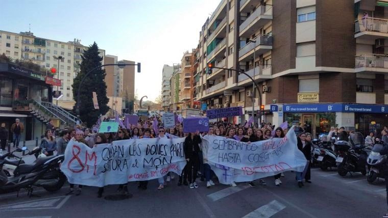 Manifestació del 8 de març de 2019 a Cerdanyola | La Figa Rebel