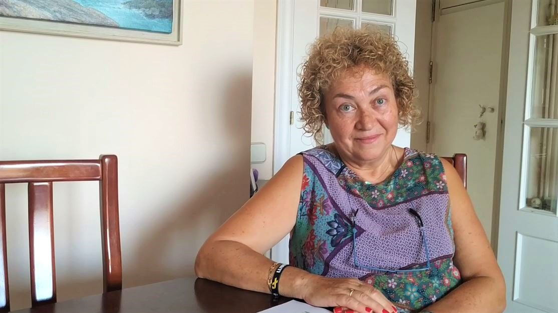 Lourdes Borgoñoz, presidenta de l’Associació de Familiars Cuidadors de Malalts d’Alzheimer de Cerdanyola del Vallès | Helena Rodríguez
