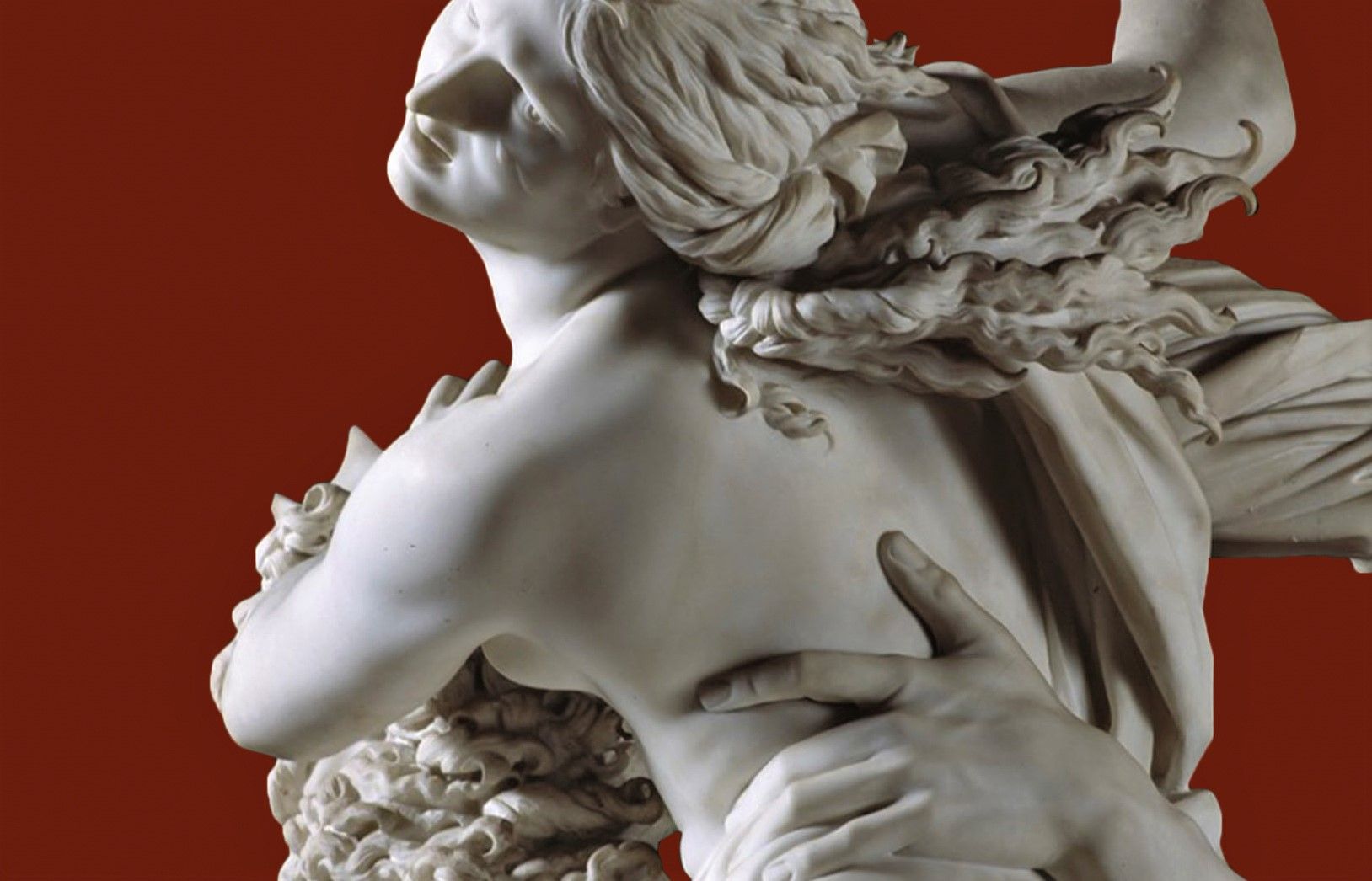 Detall de la portada del llibre "Perséfone se encuentra con la manada. El transluz de la violación", que reprodueix l'escultura barroca de Gian Lorenzo Bernini "El rapte de Prosèrpina" | Cedida