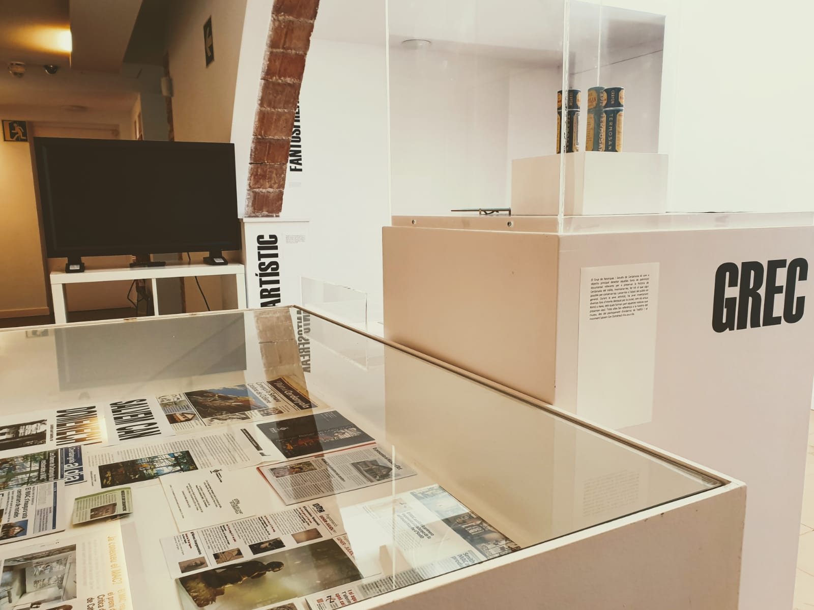 A la mostra, el GREC presenta un recull de documents de diferents fons, tots ells referents a la història del museu | Cedida A la mostra, el GREC presenta un recull de documents de diferents fons, tots ells referents a la història del museu | Cedida