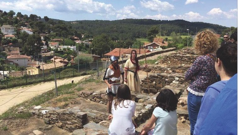 Visita teatralitzada durant un Cap de Setmana Ibèric