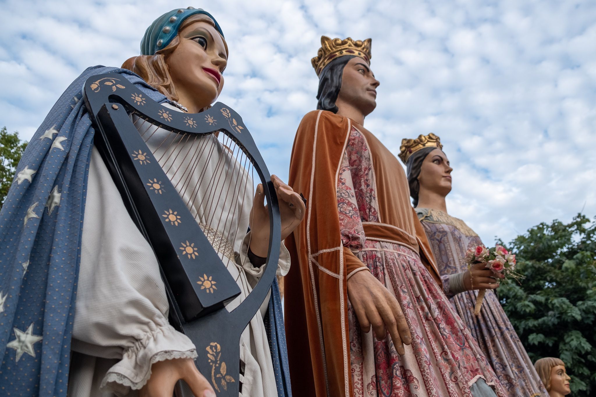 Cercavila amb els Gegants. FOTO: Ale Gómez