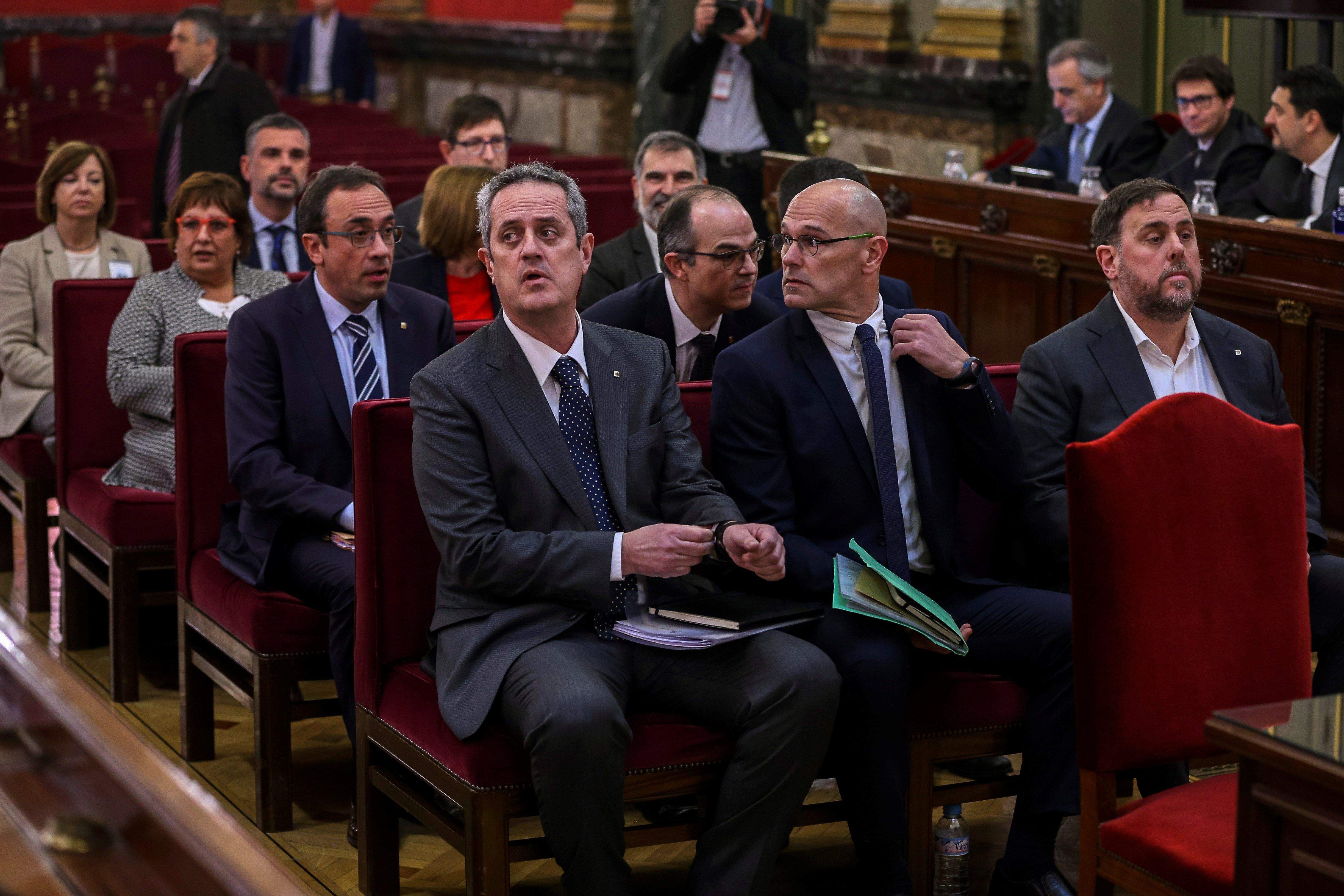 Imatge de la primera jornada del judici el 12 de febrer del 2019 Imatge de la primera jornada del judici el 12 de febrer del 2019