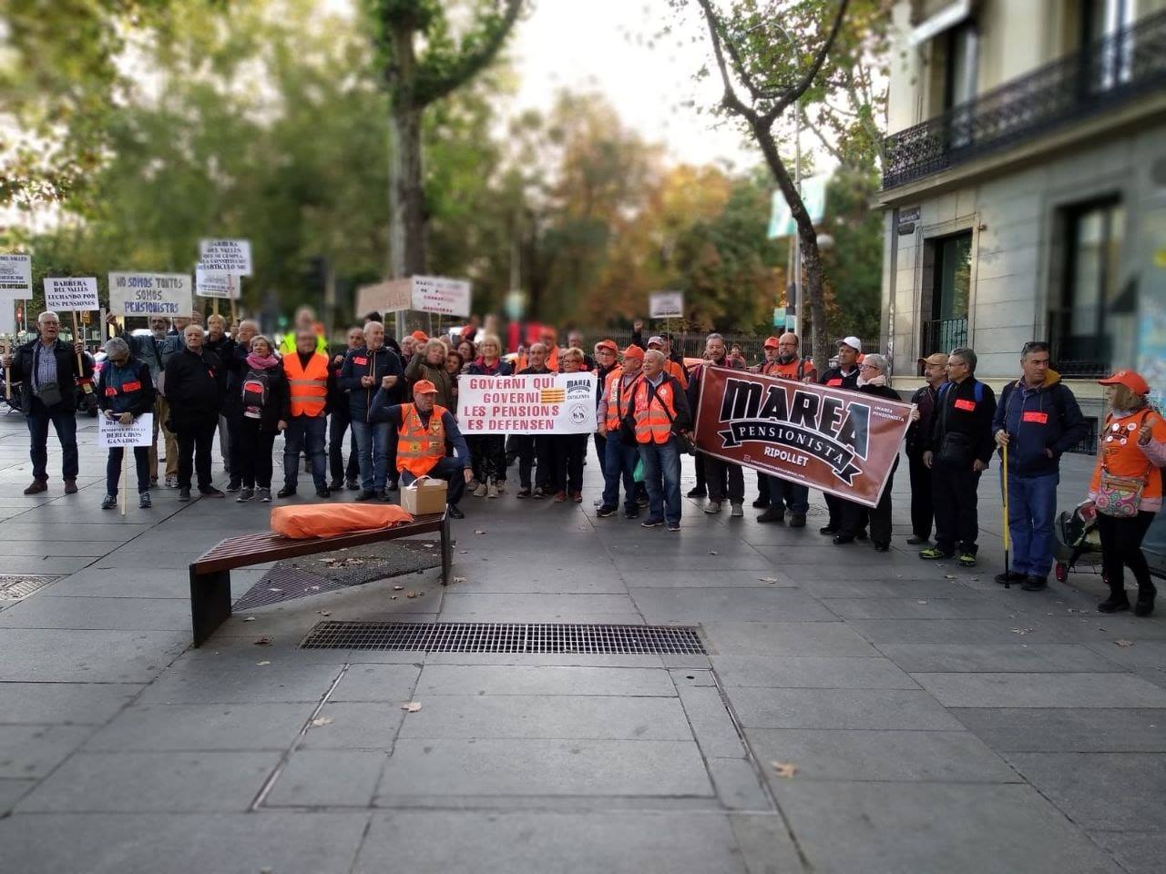 Marea Pensionista de Cerdanyola i Ripollet a Madrid