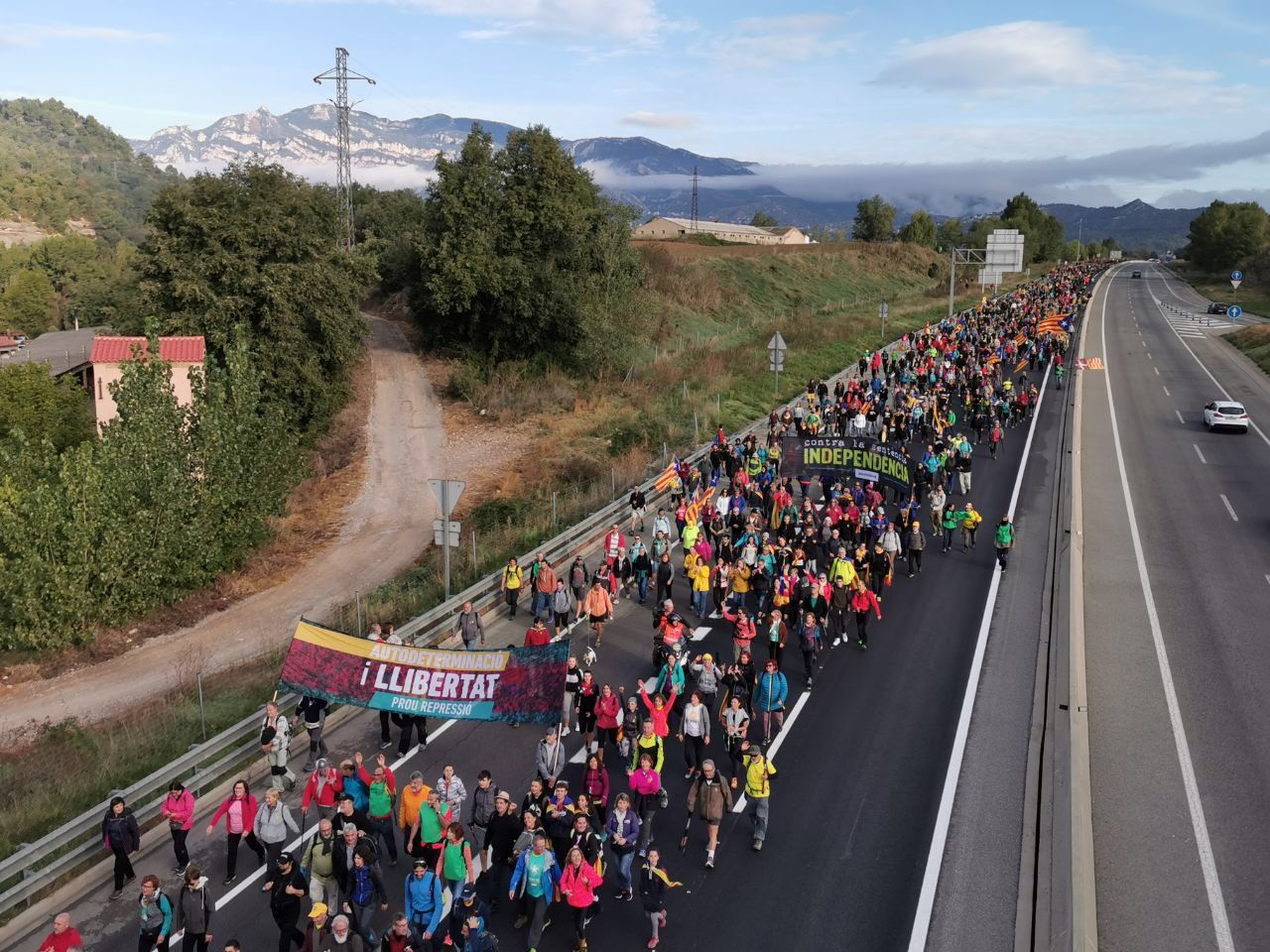 Imatge d'una de les Marxes per la Llibertat