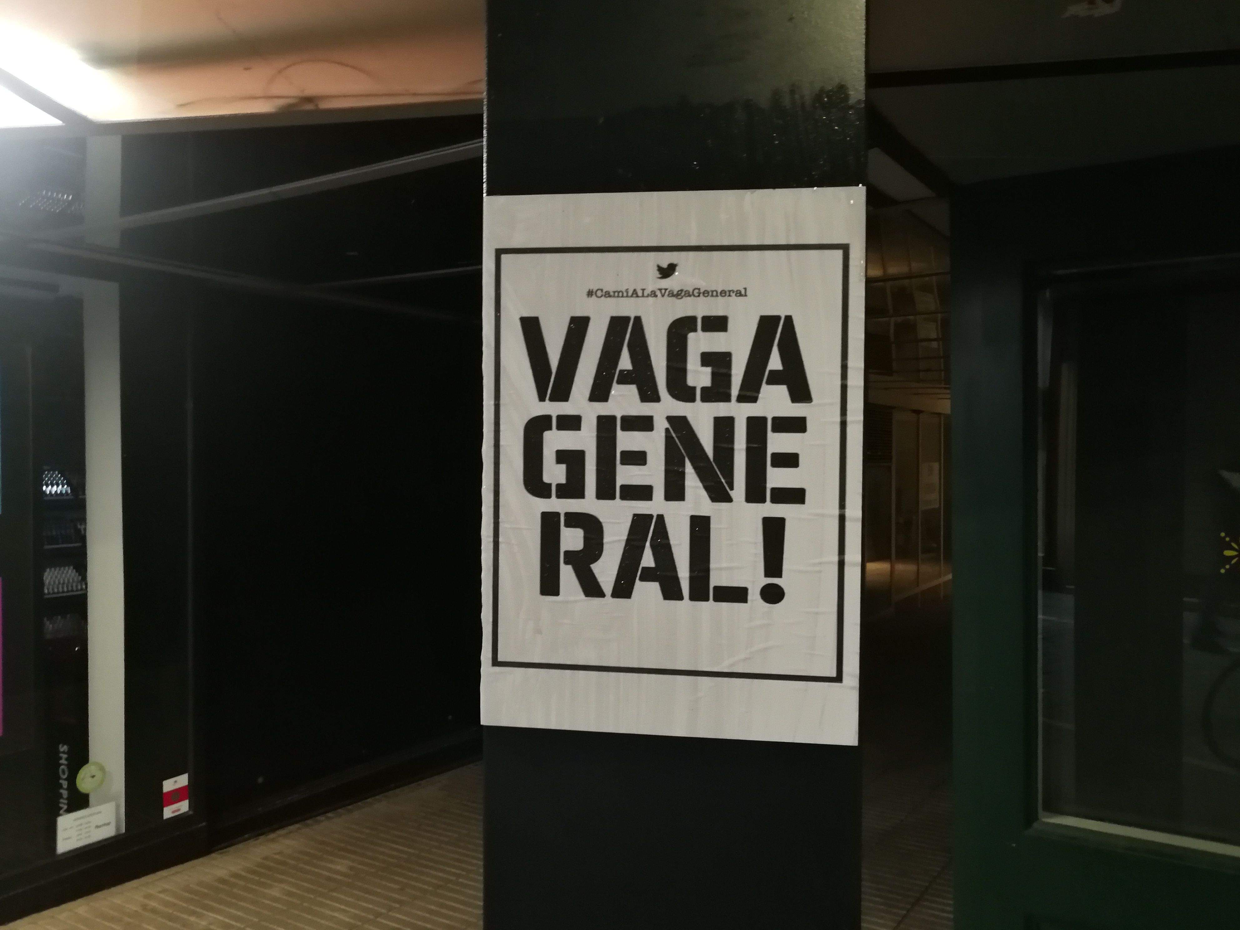 Aquest 18 d'octubre s'ha convocat una vaga general