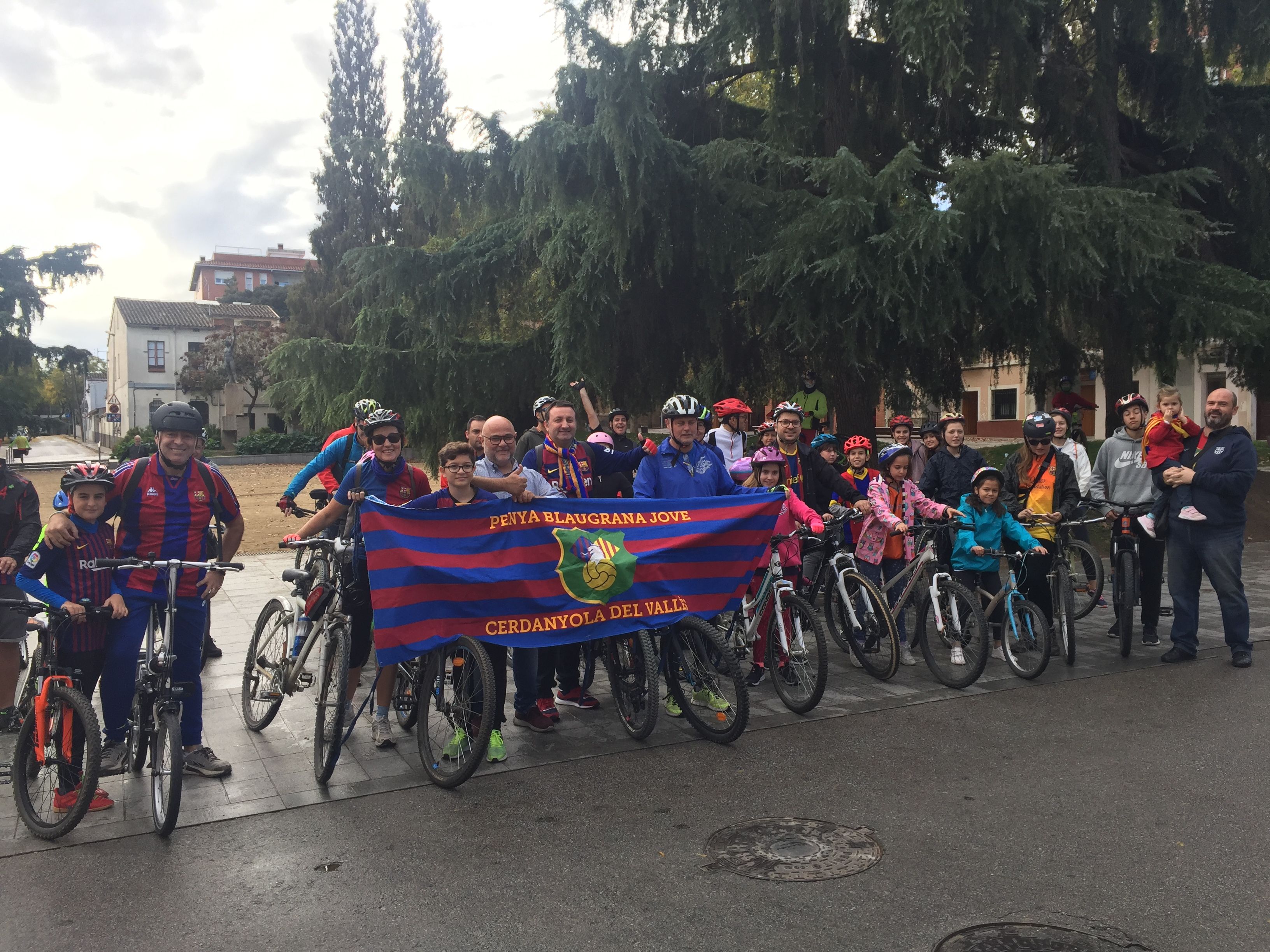 La pedalada de la Penya Blaugrana Jove