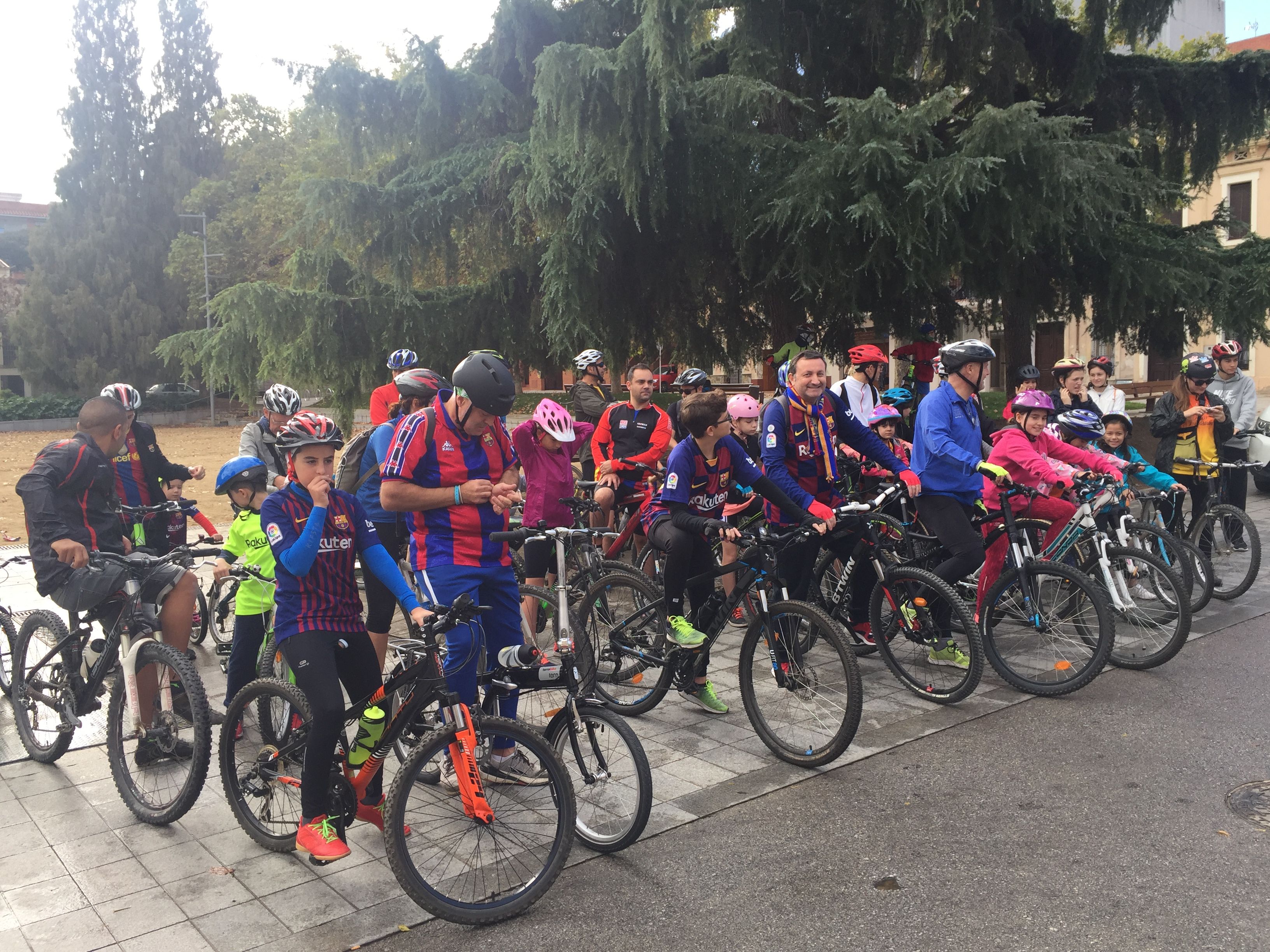 La pedalada de la Penya Blaugrana Jove