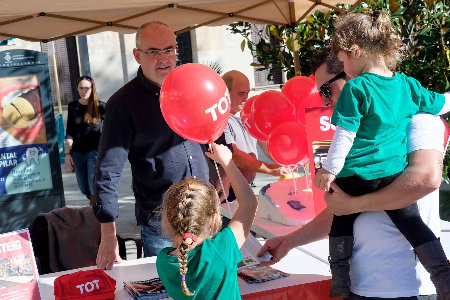 Estand del TOT durant la Festa de Tardor passada. FOTO: Ale Gómez