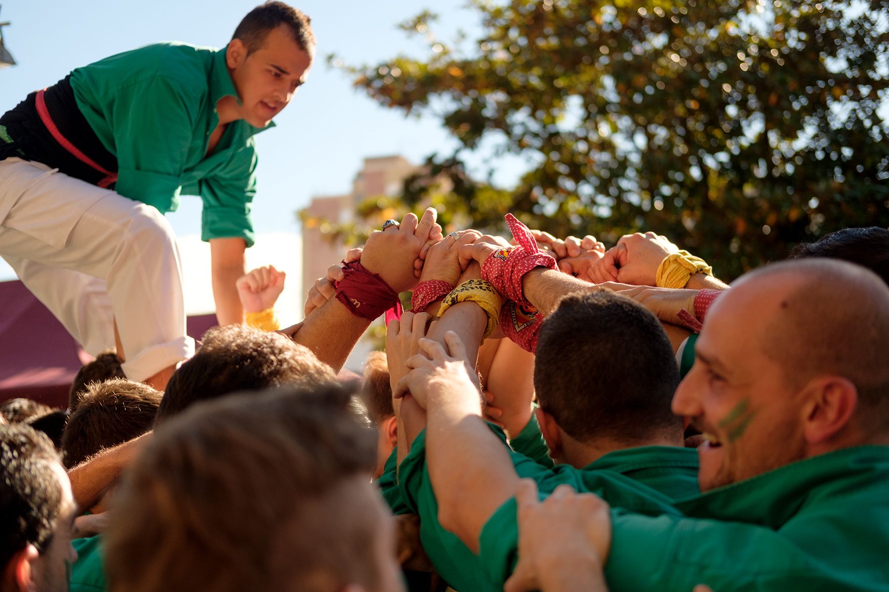 Diada de Sant Martí amb els Castellers de Cerdanyola. FOTO: Ale Gómez