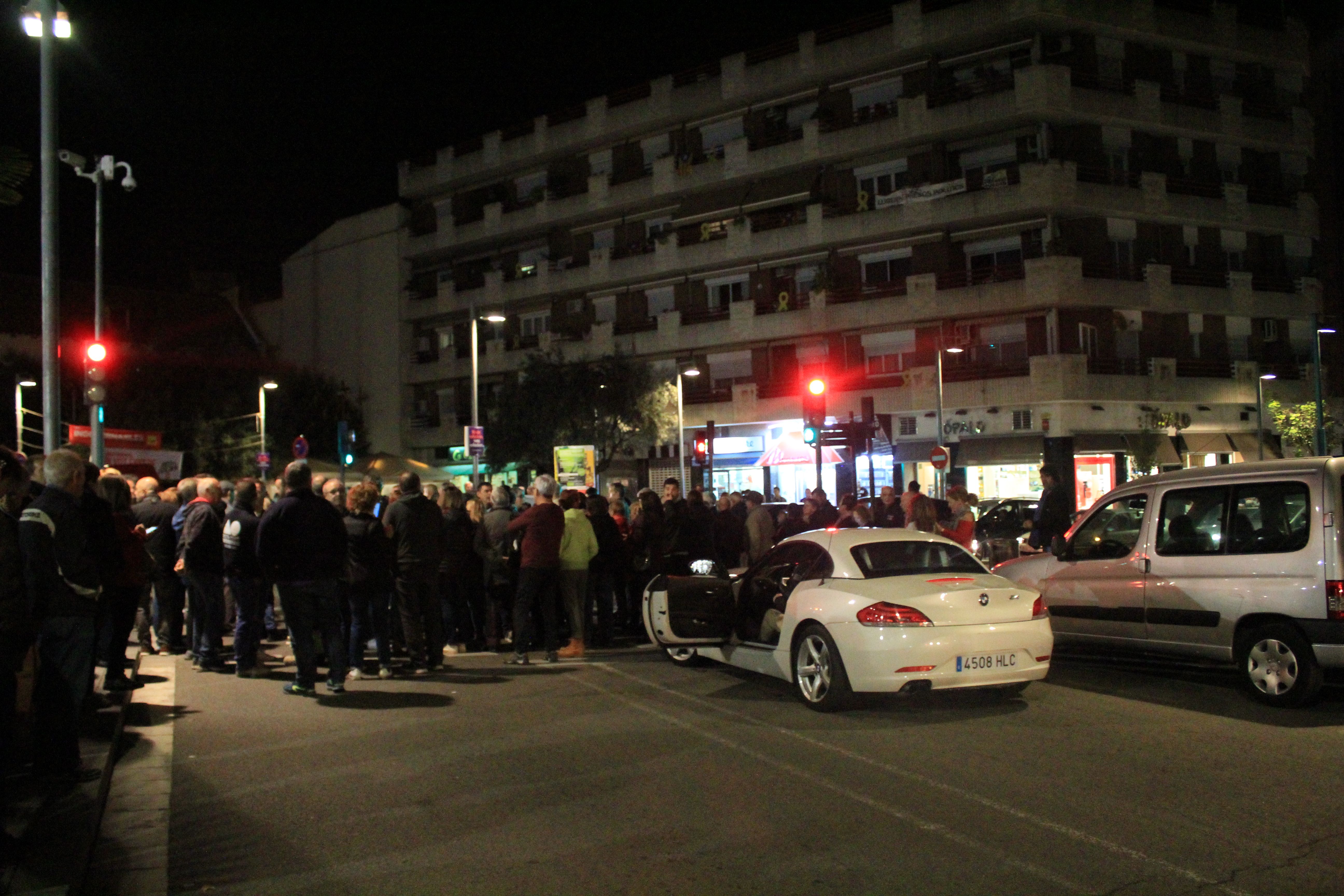 Els concentrats el 6 de novembre de 2019 van tallar alguns carrers del centre de Cerdanyola