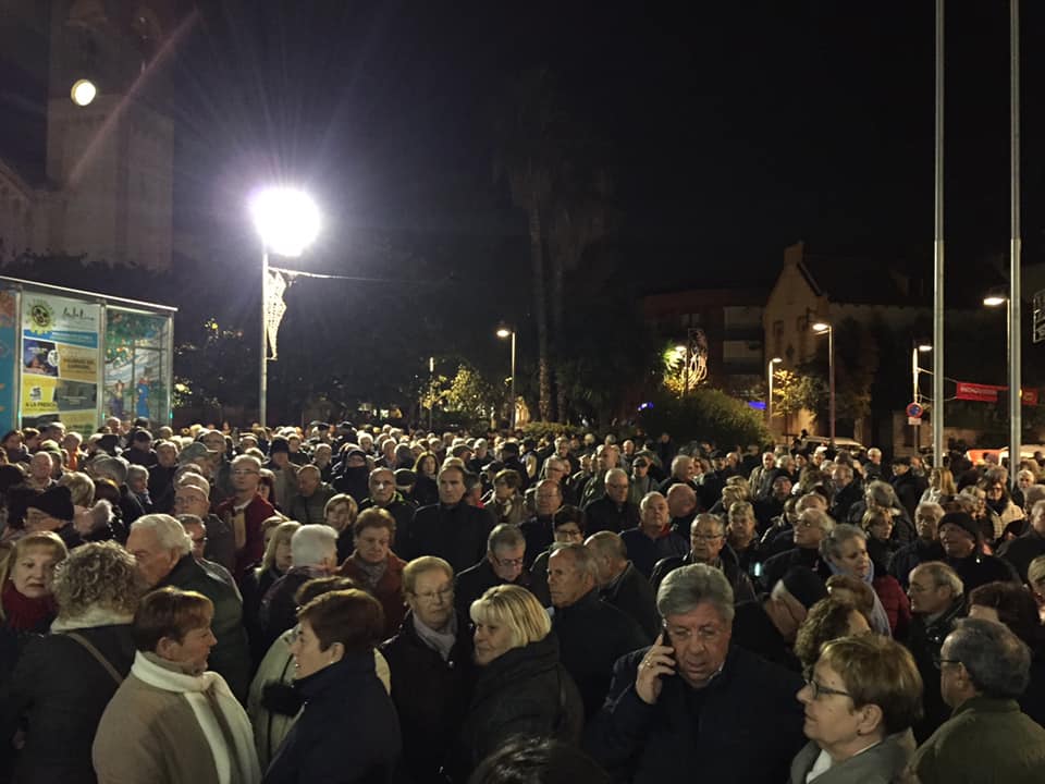 Moment de la concentració del 20 de novembre