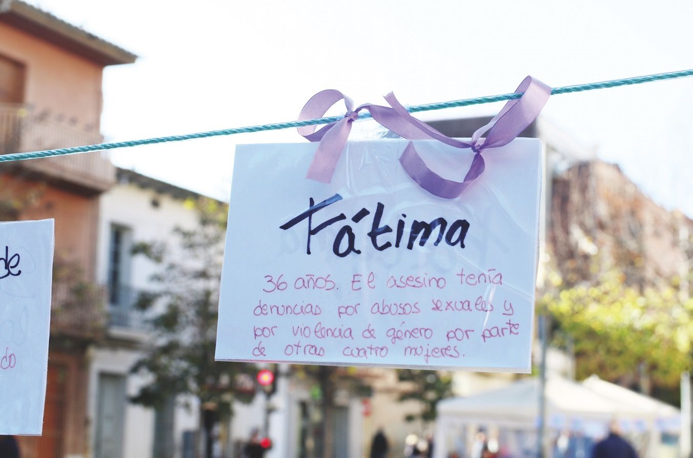 El 25-N de 2018 es va recordar les víctimes de la violència masclista El 25-N de 2018 es va recordar les víctimes de la violència masclista