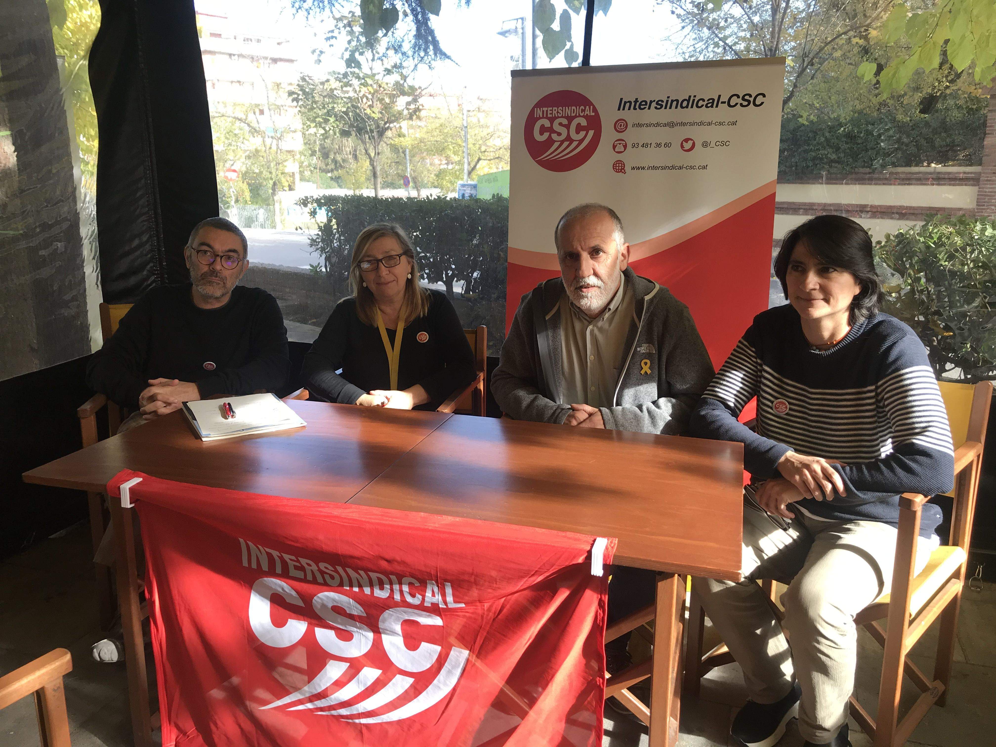 Membres de Intersindical-CSC 