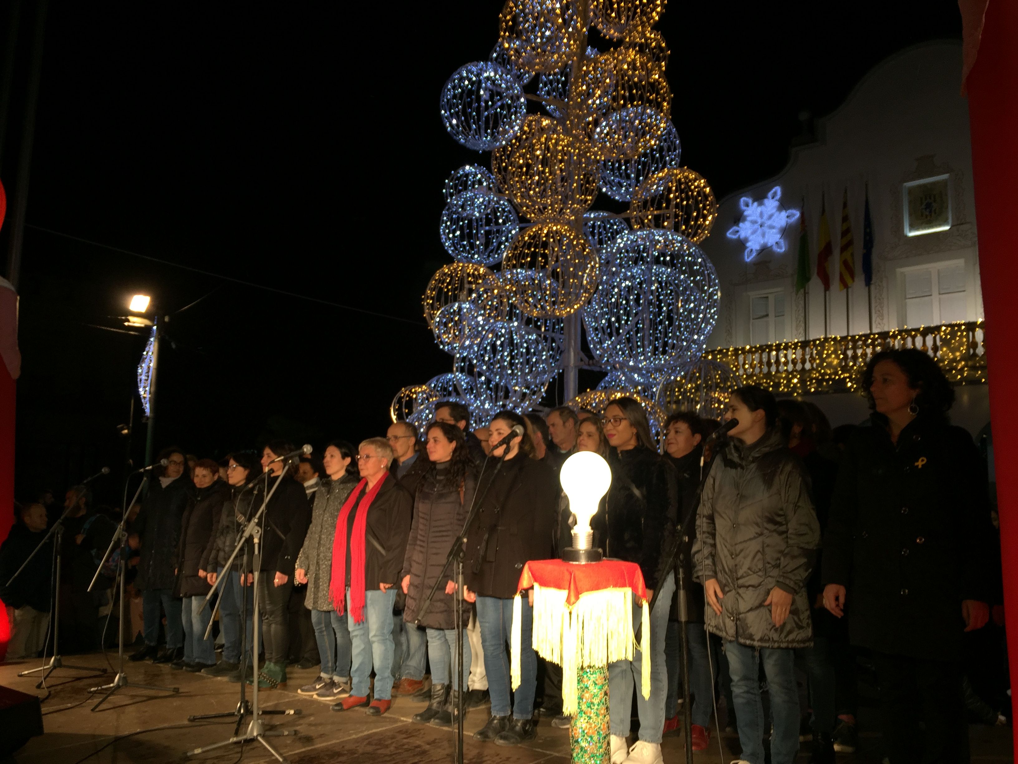 L'encesa dels llums de Nadal a la ciutat