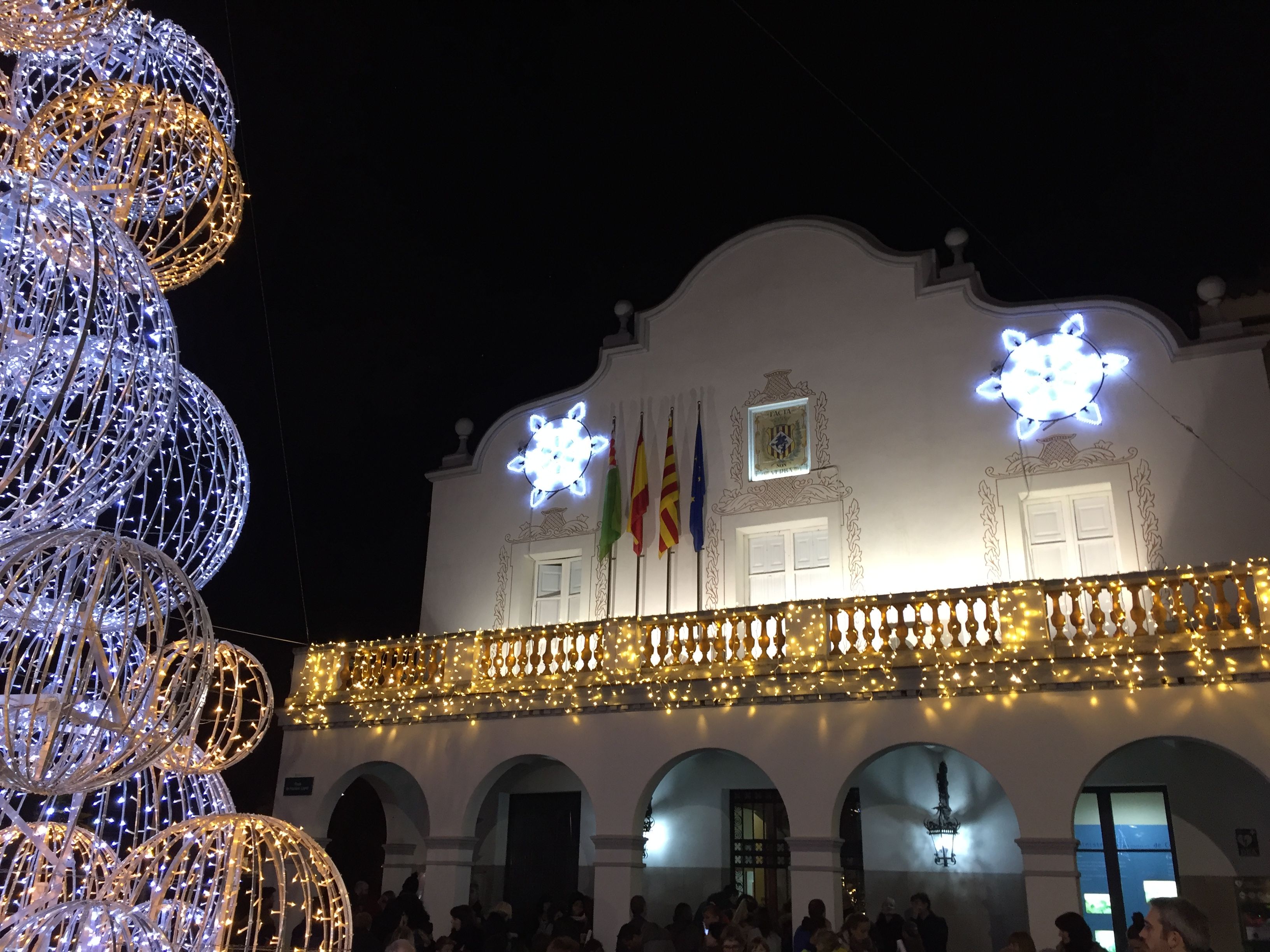 L'encesa dels llums de Nadal a la ciutat