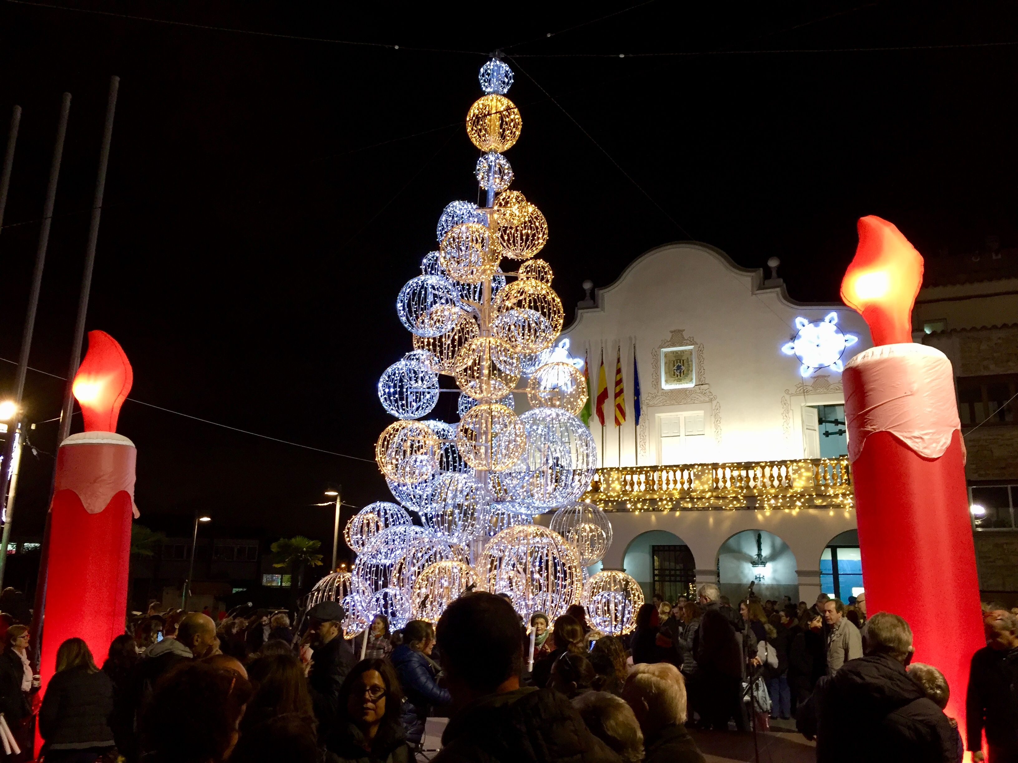 L'encesa dels llums de Nadal a la ciutat