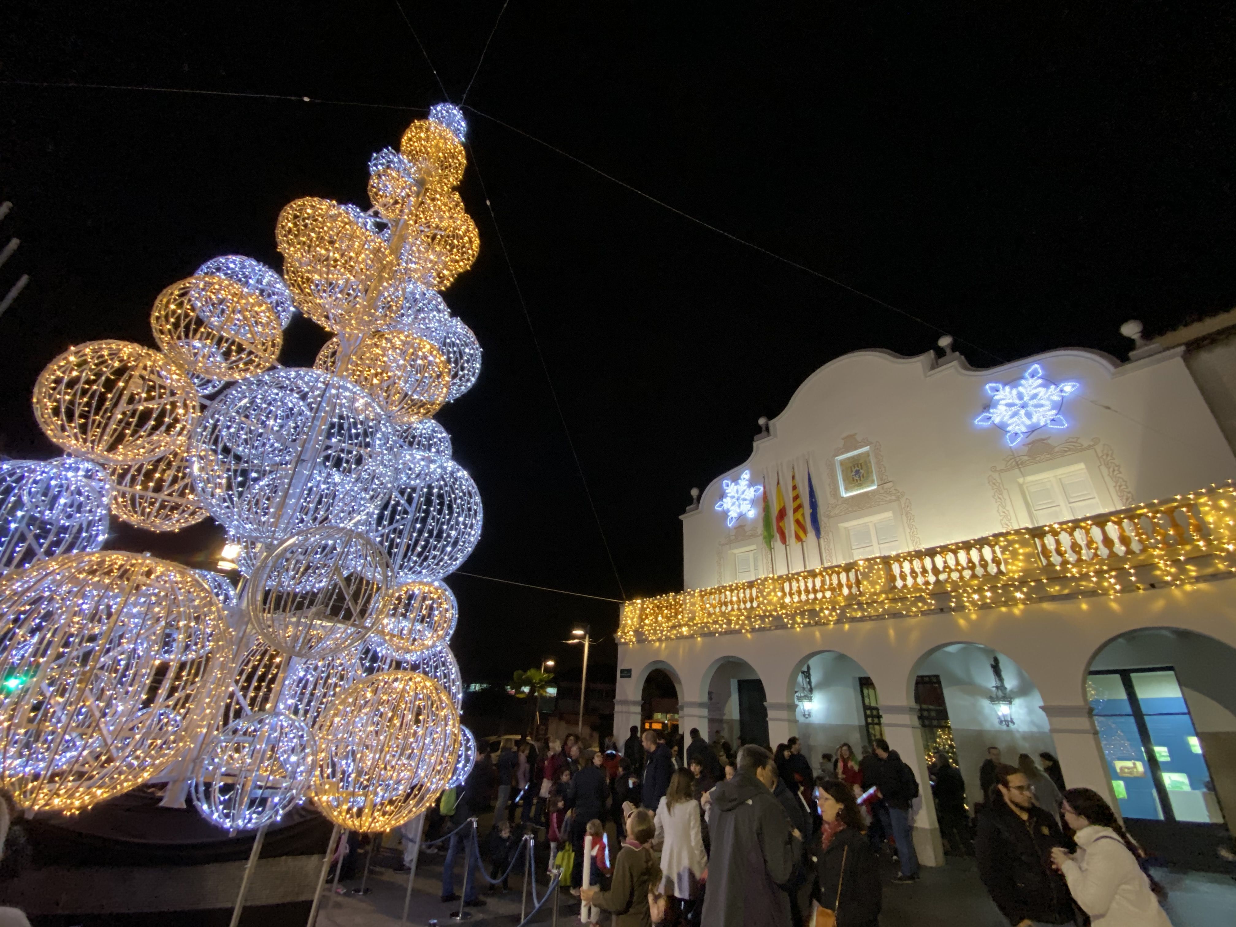 L'encesa dels llums de Nadal a la ciutat