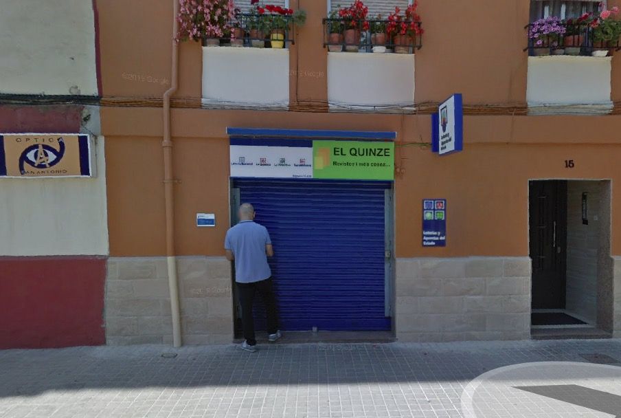 Administració de loteria que ha venut el cinquè premi. FOTO: Google Maps