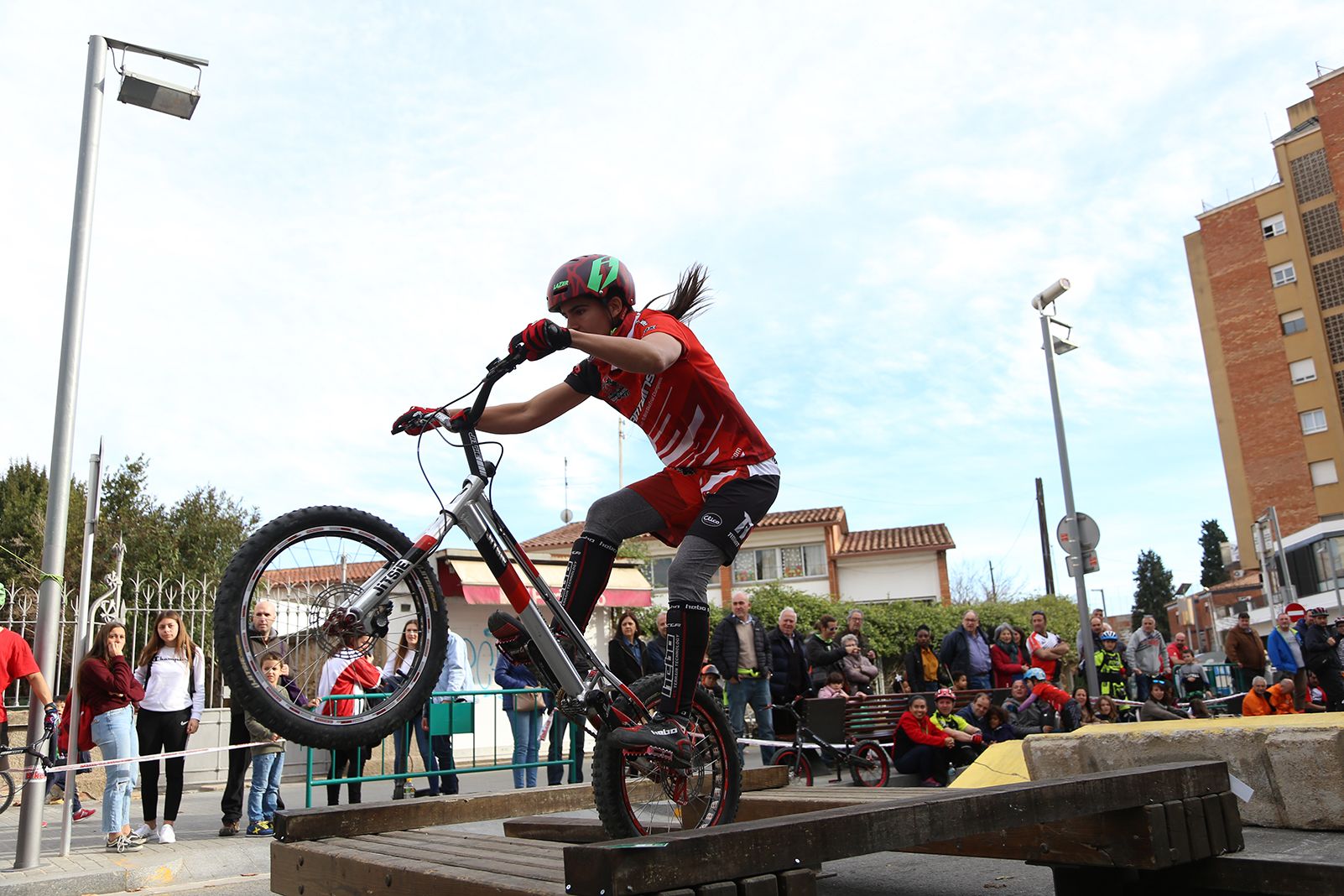 Gemma Abant ha donat consells als riders que s'han acostat per entrenar Gemma Abant ha donat consells als riders que s'han acostat per entrenar