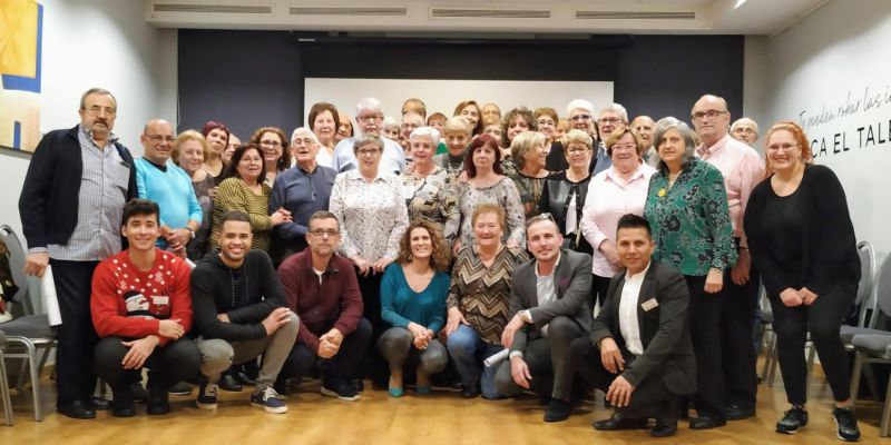 L'acte en reconeixement del Menjador Solidari Mossèn Rosell l'any 2019. FOTO: Cedida L'acte en reconeixement del Menjador Solidari Mossèn Rosell l'any 2019. FOTO: Cedida