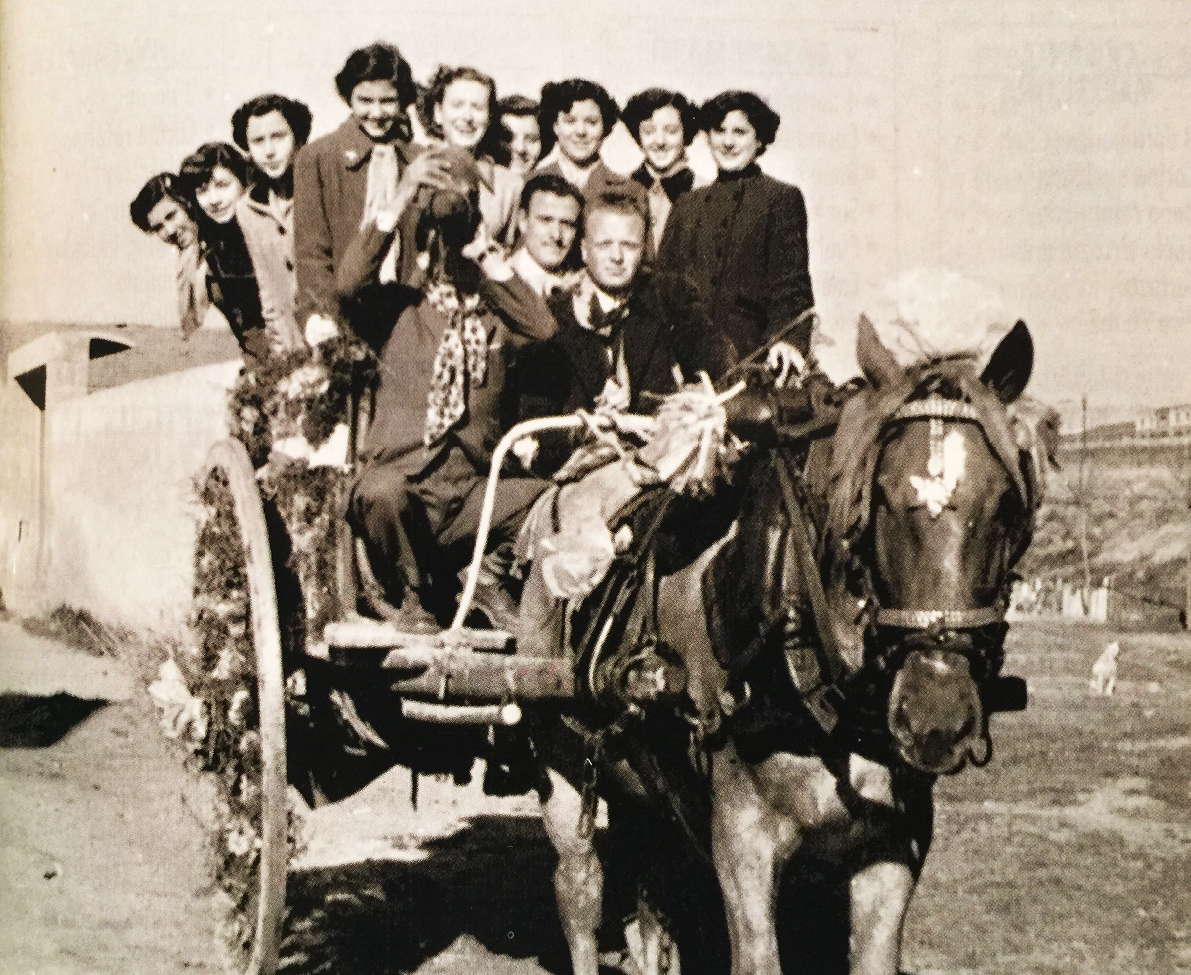 Festa de Sant Antoni Abat, als anys 40.  FOTO: Arxiu del TOT