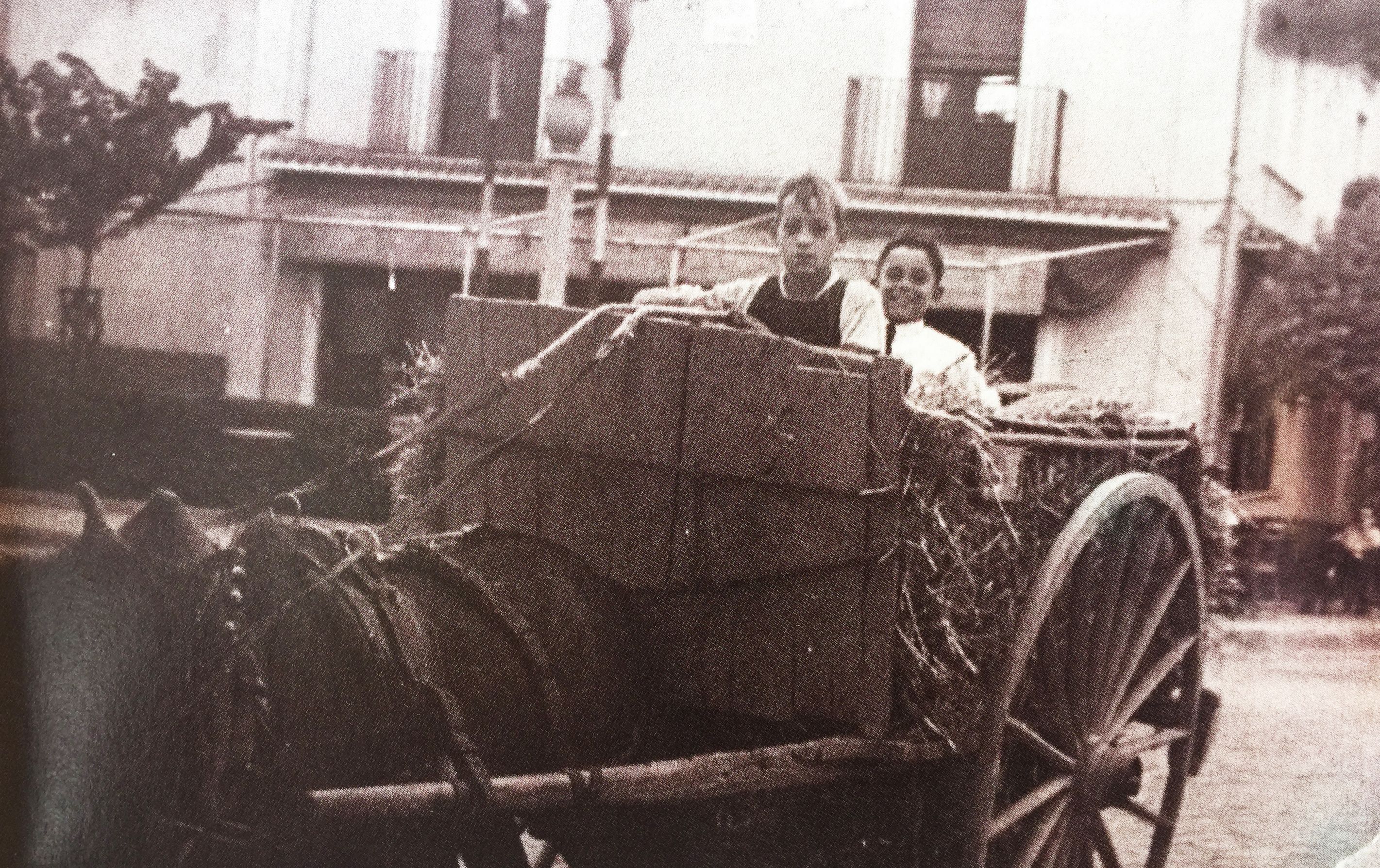 Cal Ramonet, als Quatre Cantons de Cerdanyola, als anys 40. FOTO: Arxiu del TOT