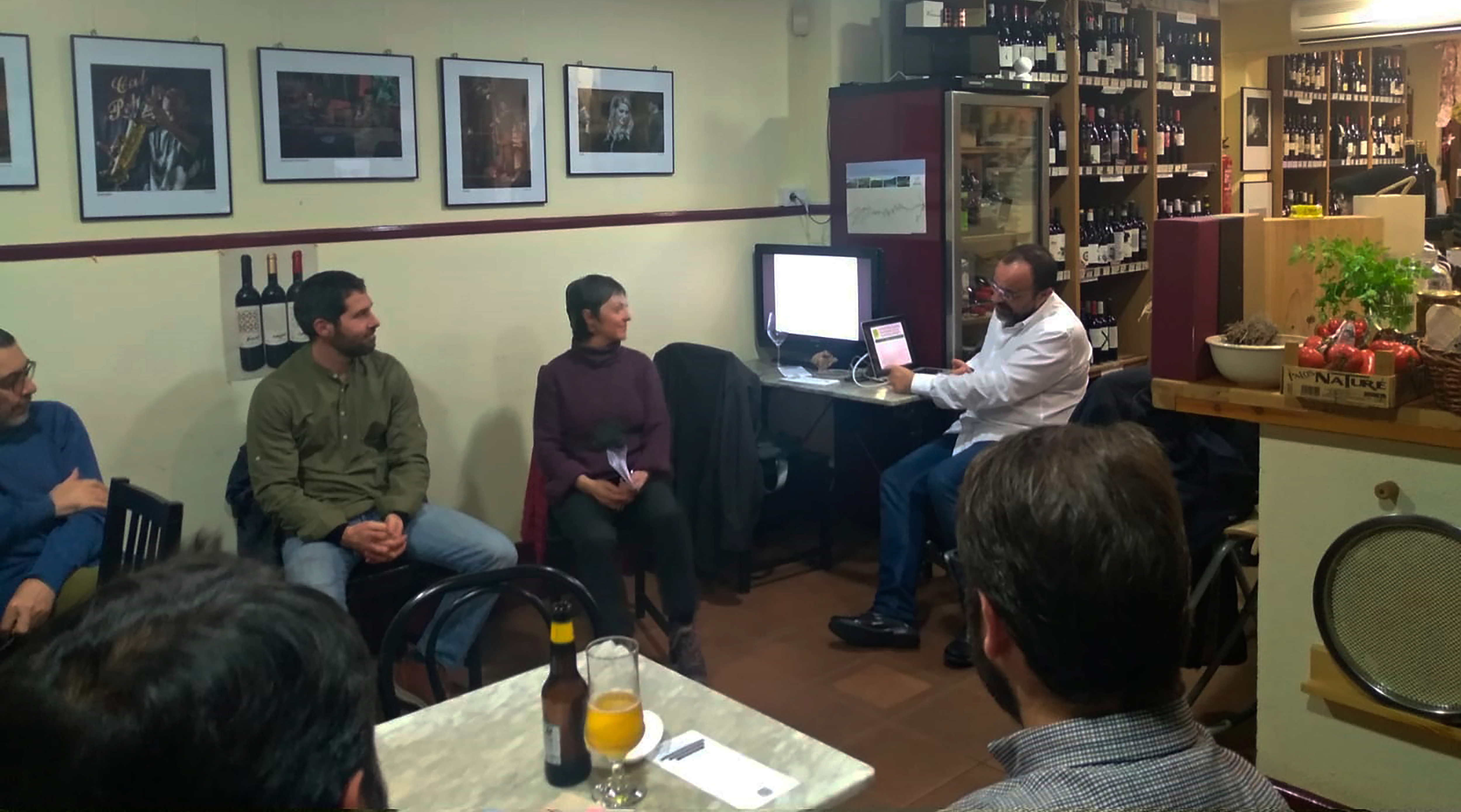 L'entitat SOMESS en l'acte a l'Espai Vi. FOTO: Judith Vila