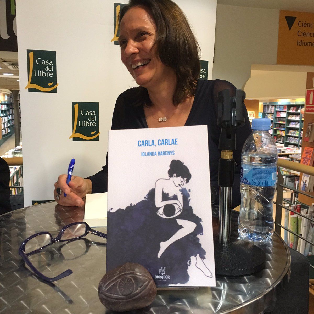 L'autora del llibre Carla, Carlae, Iolanda Barenys. FOTO: Cedida