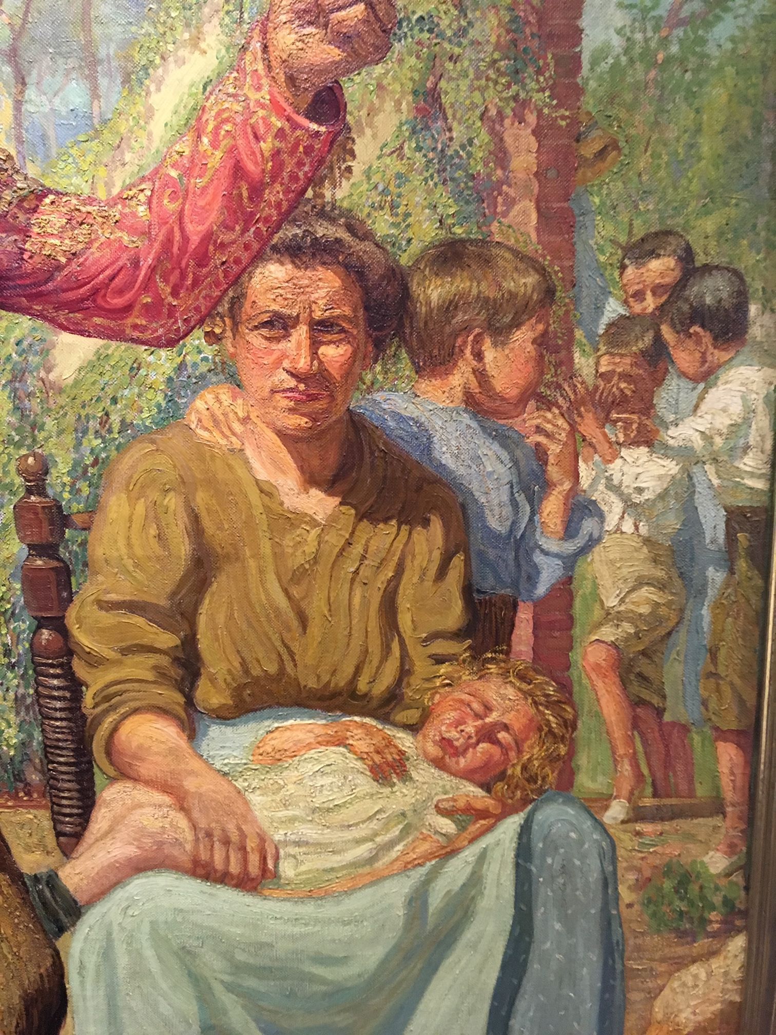La Manuel dins el quadra 'Un borratxo' de Josep de Togores. FOTO: Ajuntament de Cerdanyola La Manuel dins el quadra 'Un borratxo' de Josep de Togores. FOTO: Ajuntament de Cerdanyola