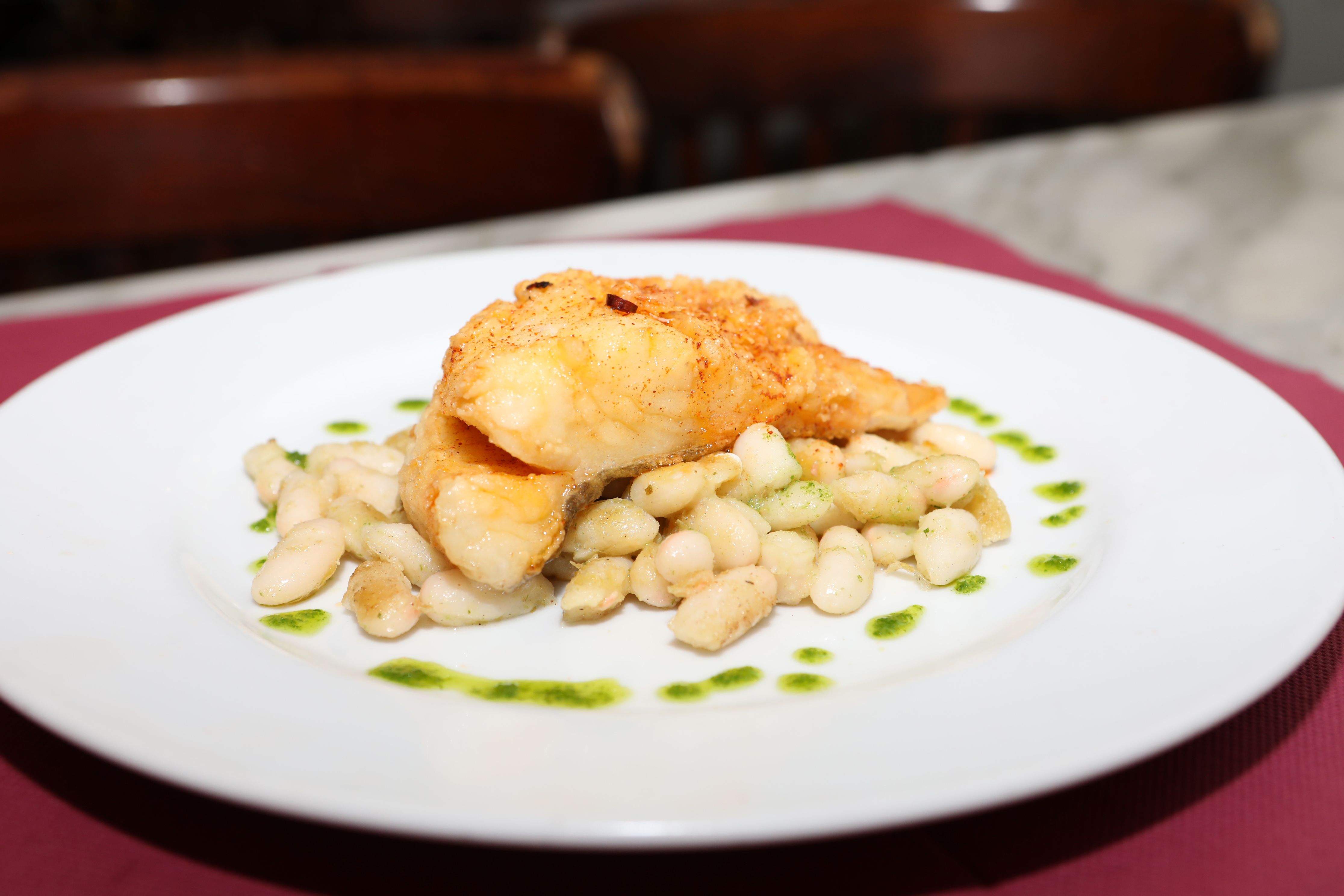 Un plat de bacallà. FOTO: Lali Álvarez