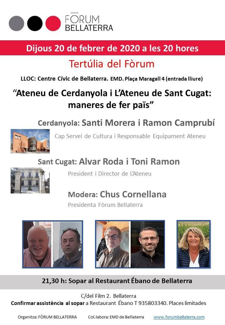 Cartell de la tertúlia Cartell de la tertúlia