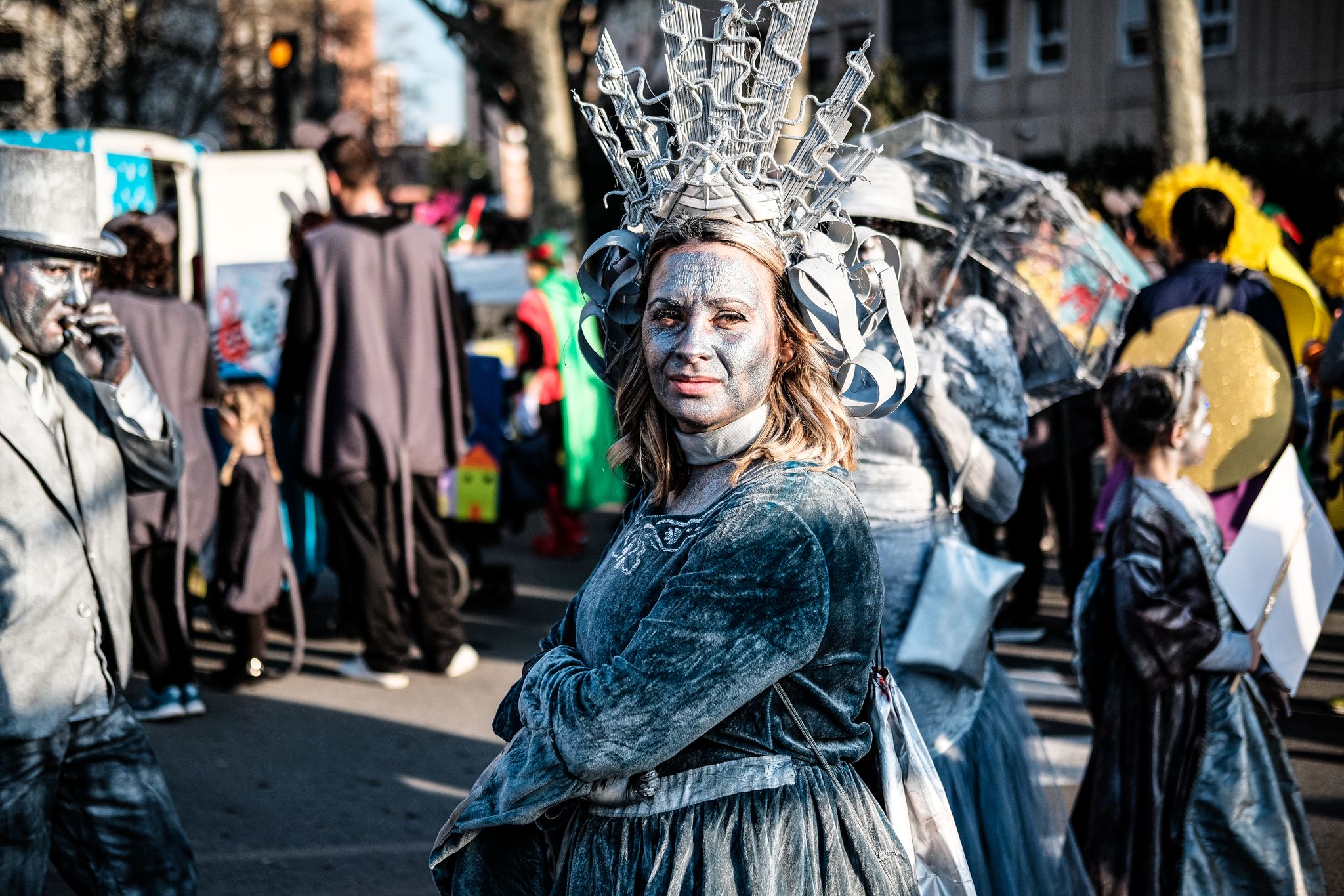 La Gran Rua de Carnaval pels carrers de Cerdanyola. FOTO: Ale Gómez