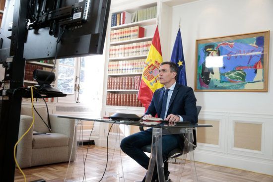 Pedro Sánchez ha decretat l'estat d'alarma aquest divendres 13 de març pel coronavirus FOTO: ACN