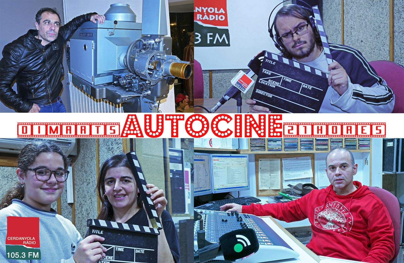 L'equip del programa Autocine / Cerdanyola.Info