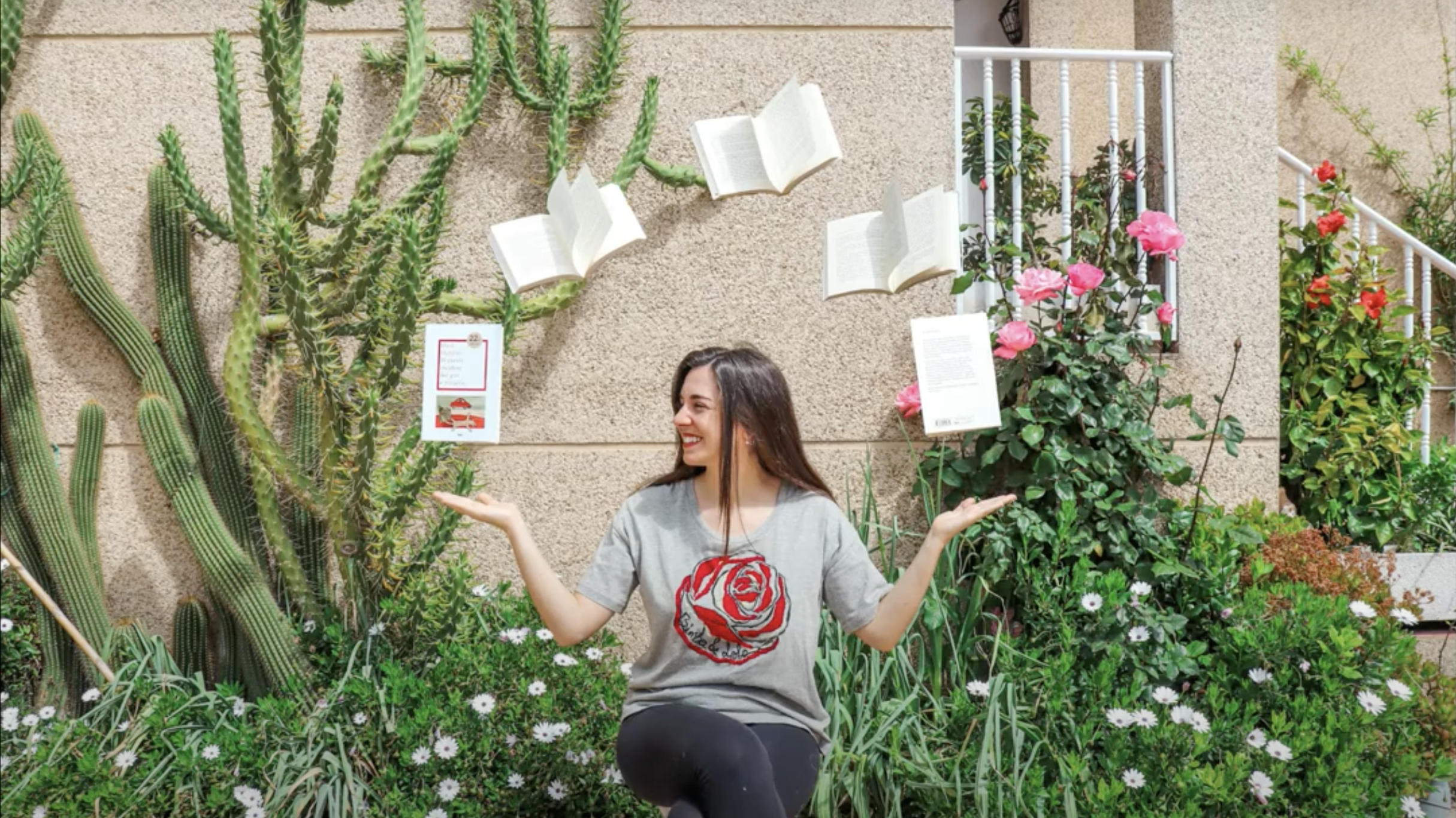 Una de les fotografies que es poden veure al vídeo de l'Escola Serraparera. 