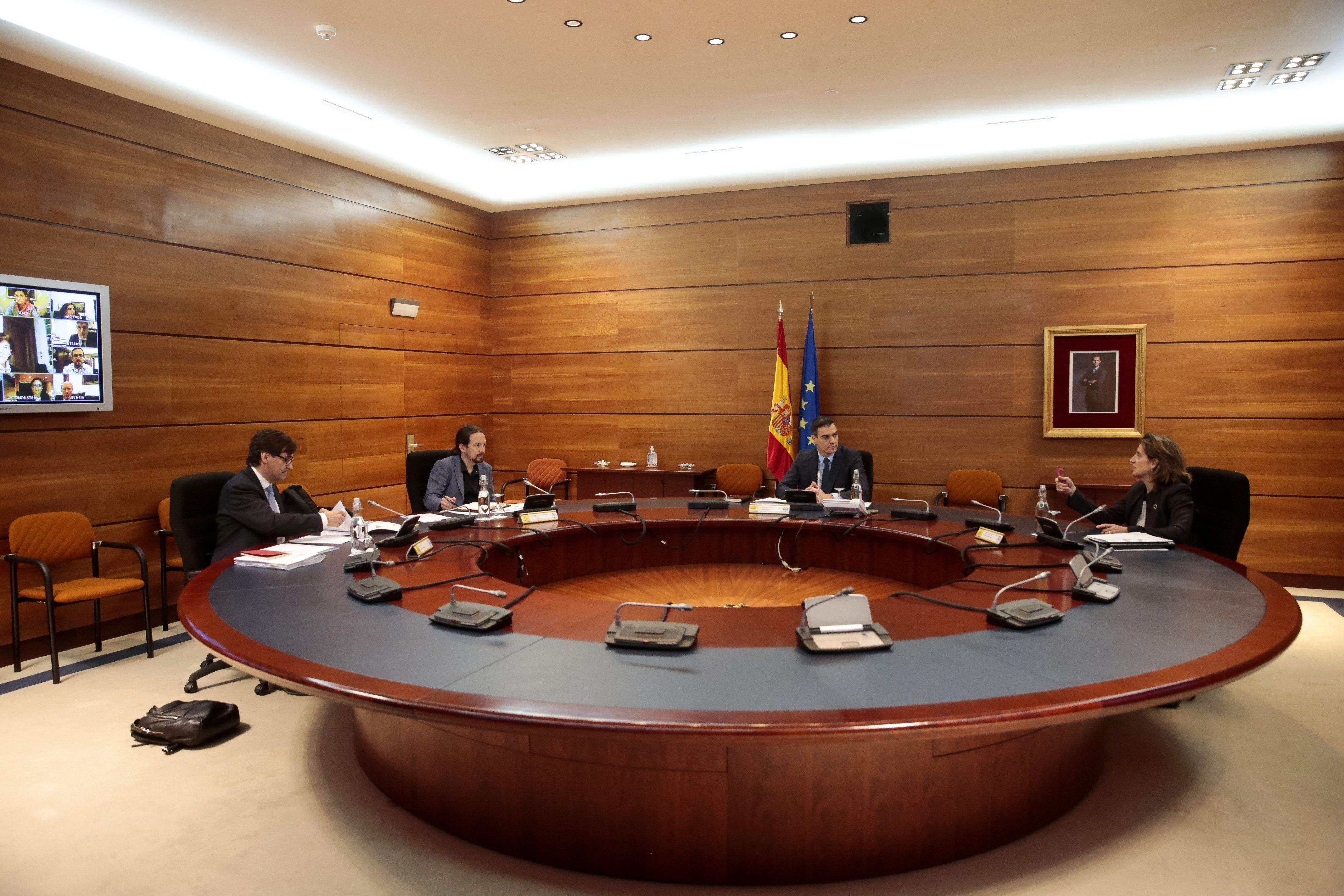 Consell de Ministres d'aquest 28 d'abril. FOTO: ACN