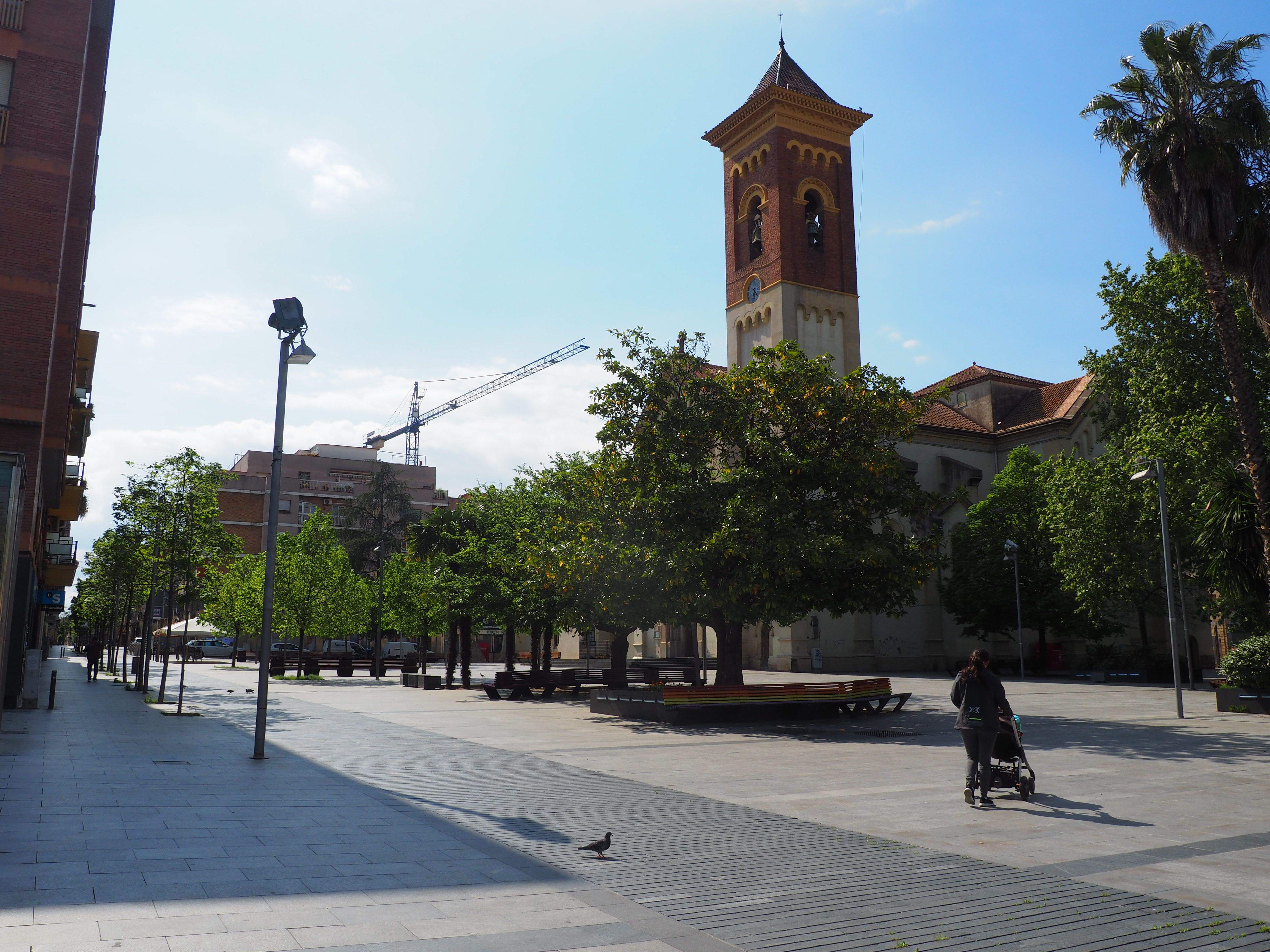 Plaça de l'Abat Oliba. FOTO: Mónica GM