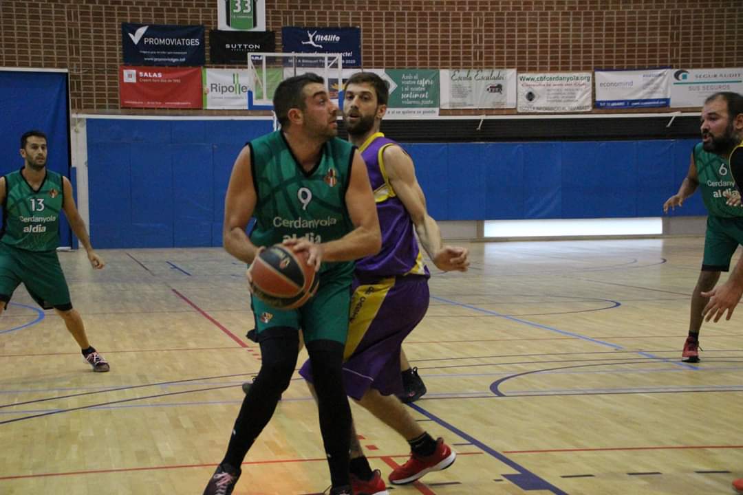 Un partit del CB Cerdanyola a Guiera. FOTO: Cedida