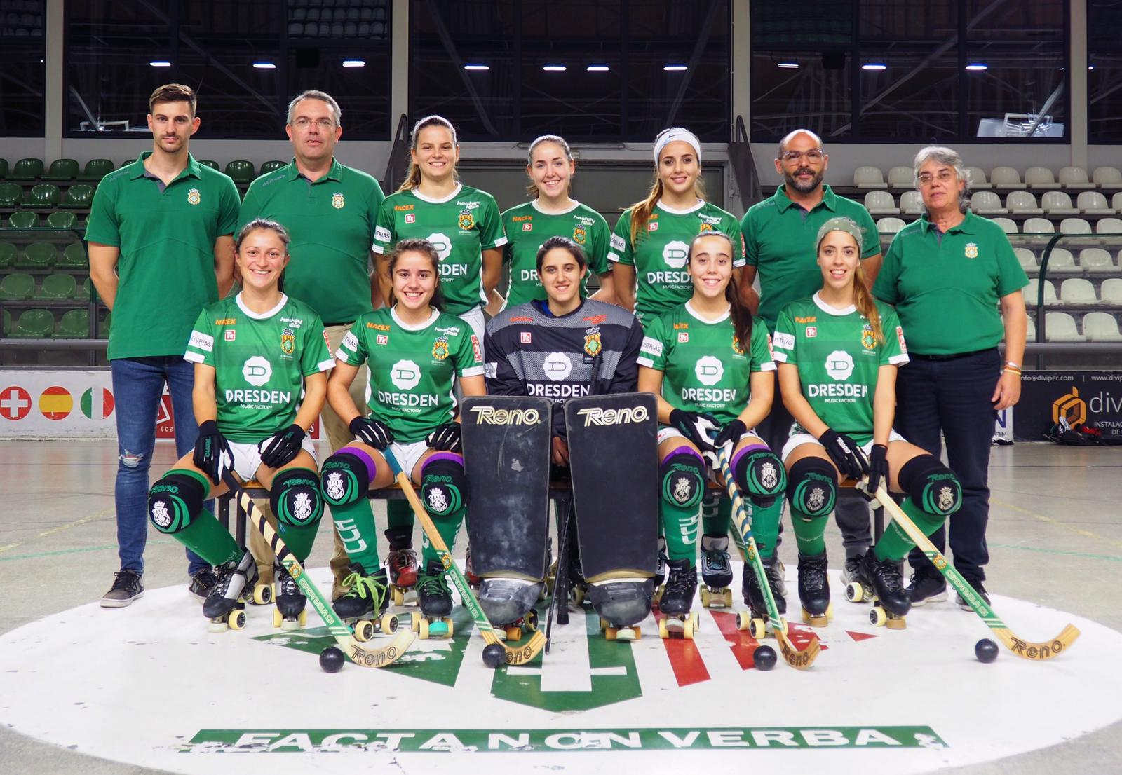 Equip d'Ok Lliga del Cerdanyola CH. FOTO: Cedida