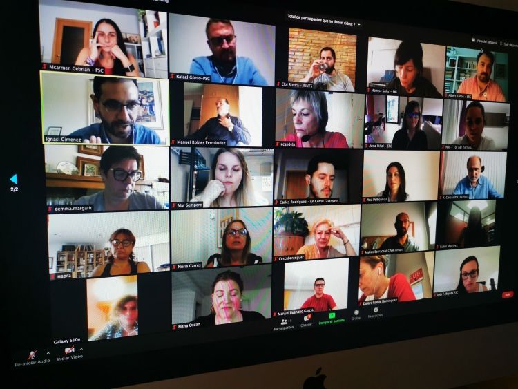 El dijous 21 s'ha celebrat el primer ple telemàtic del Consell Comarcal. FOTO: CCVO