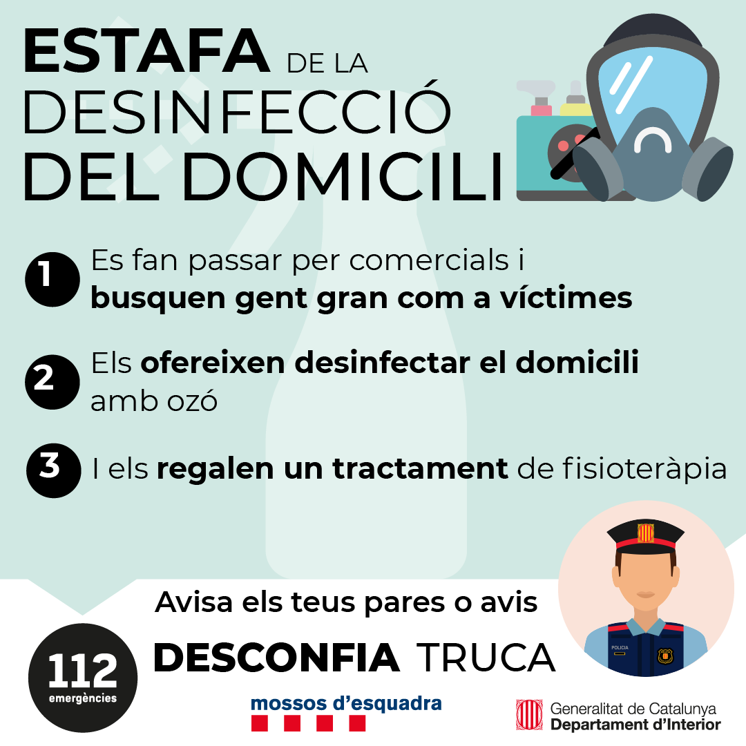 Estafa Desinfecció 1x1 Estafa Desinfecció 1x1