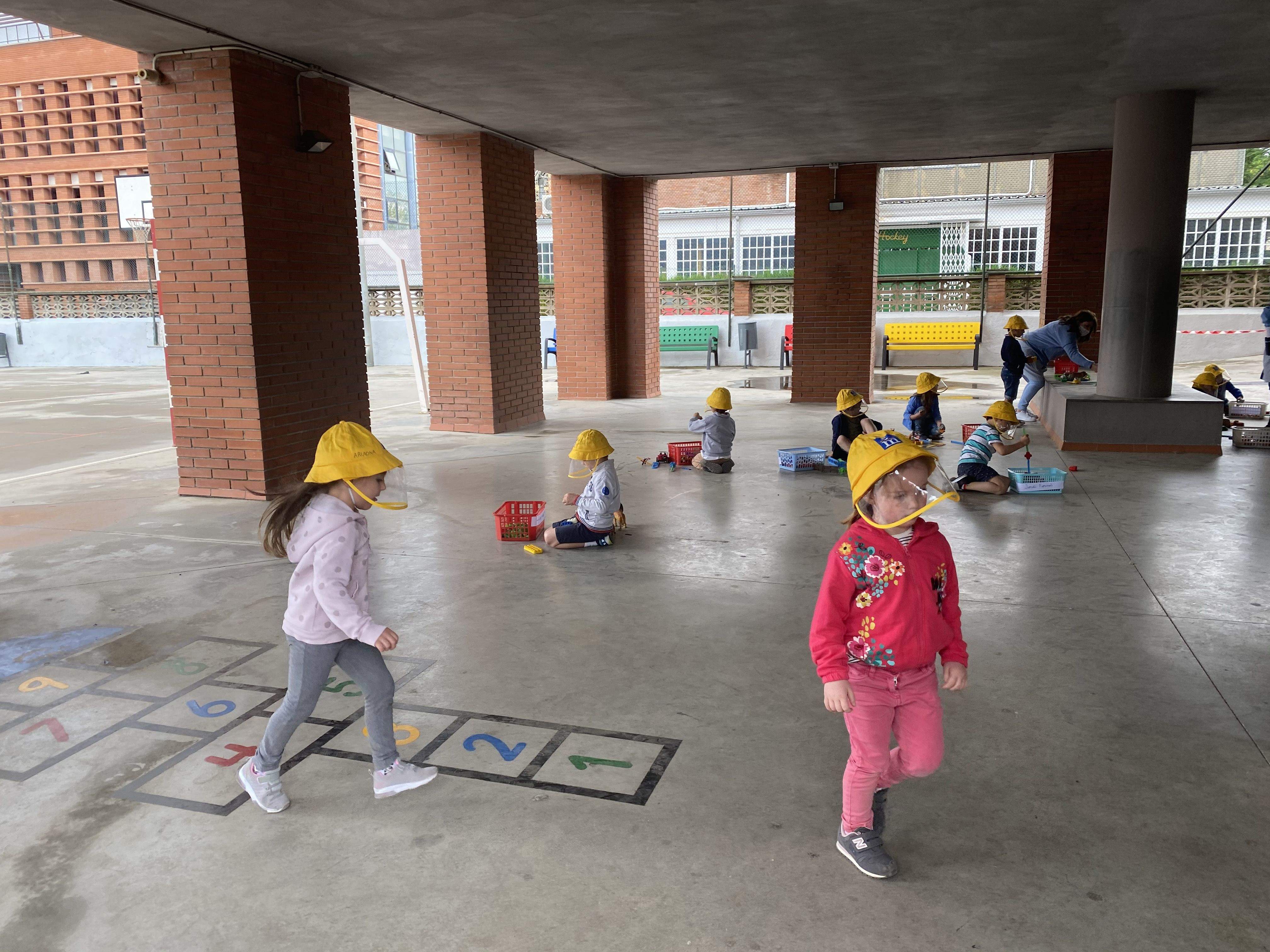 La reobertura del Col·legi Montserrat avui, 8 de juny. FOTO: Cedida