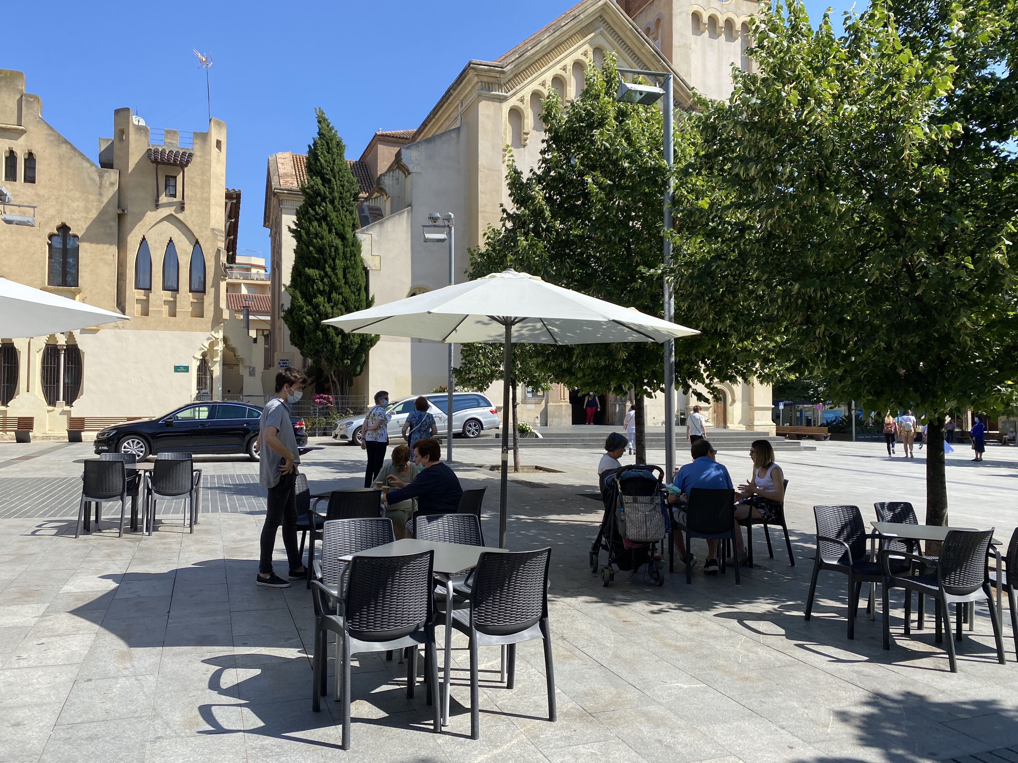 Una terrassa a Cerdanyola. FOTO: Laura Arias