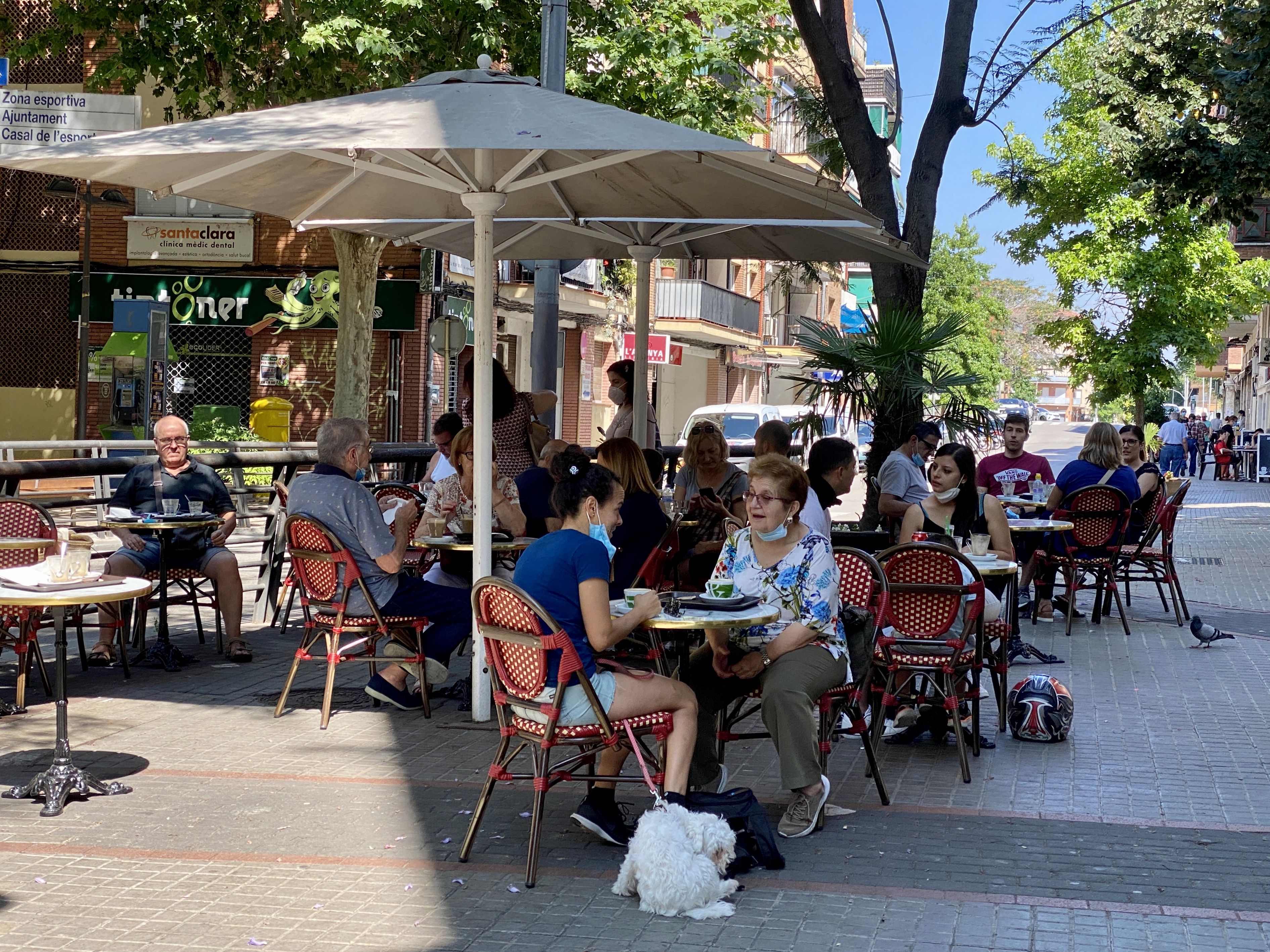 Una terrassa a Cerdanyola / Arxiu