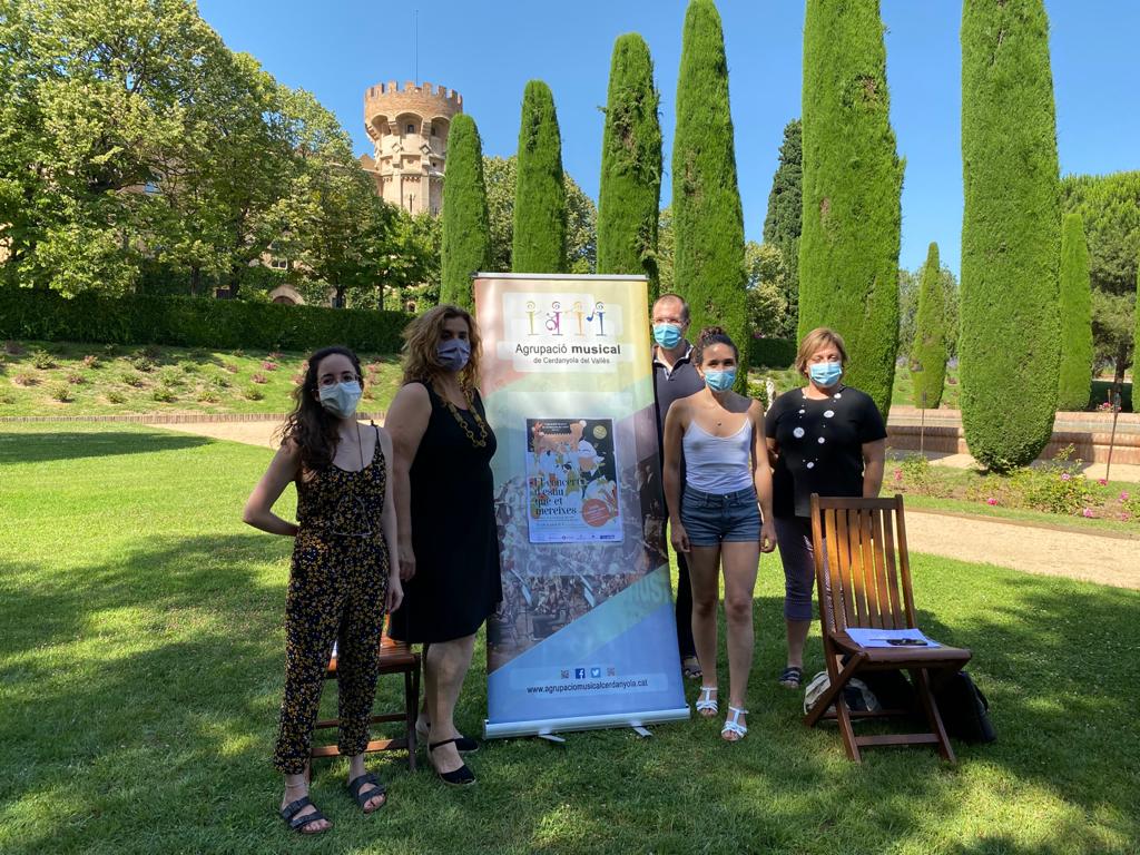 Representants de l'AMCV i l'Ajuntament al Castell de Sant Marçal. FOTO: Mónica GM Representants de l'AMCV i l'Ajuntament al Castell de Sant Marçal. FOTO: Mónica GM